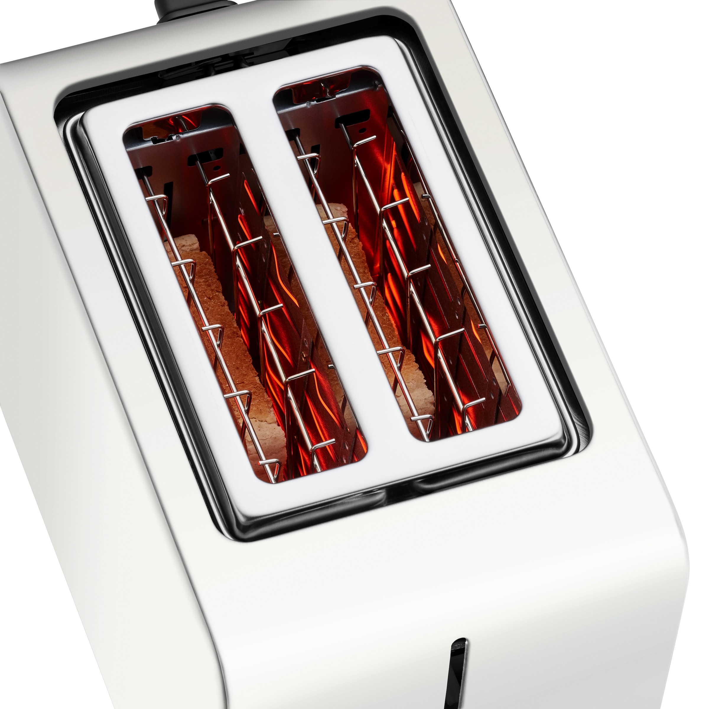 WMF Toaster »Stelio Paper Grey«, 2 kurze Schlitze, 900 W, 7 Bräunungsstufen, Cromargan, Brotzentrierung, Brötchenwärmer, 900 W