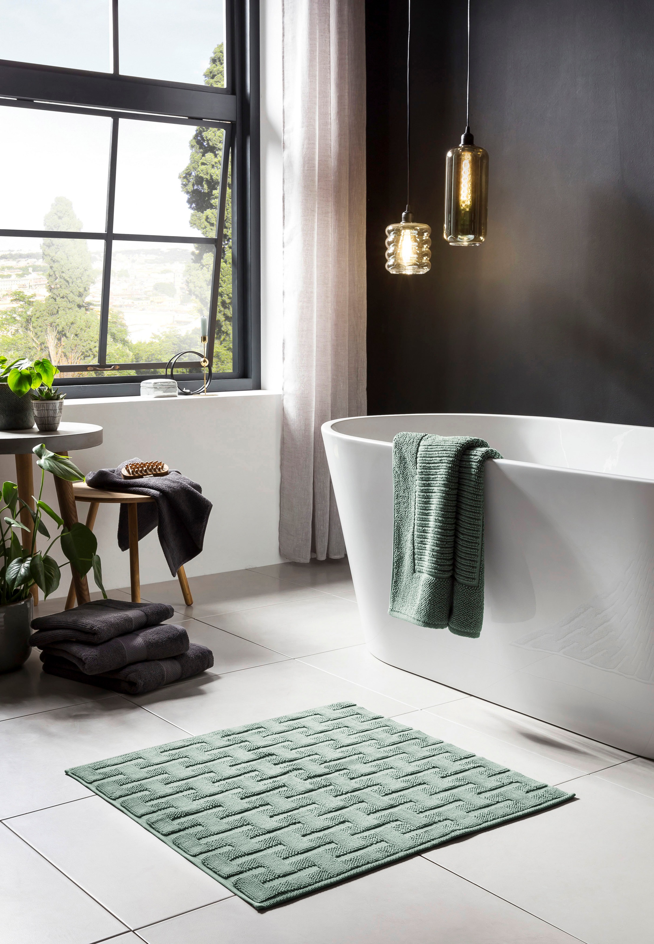done.® Badematte »Delia«, rutschhemmend beschichtet, fußbodenheizungsgeeign günstig online kaufen