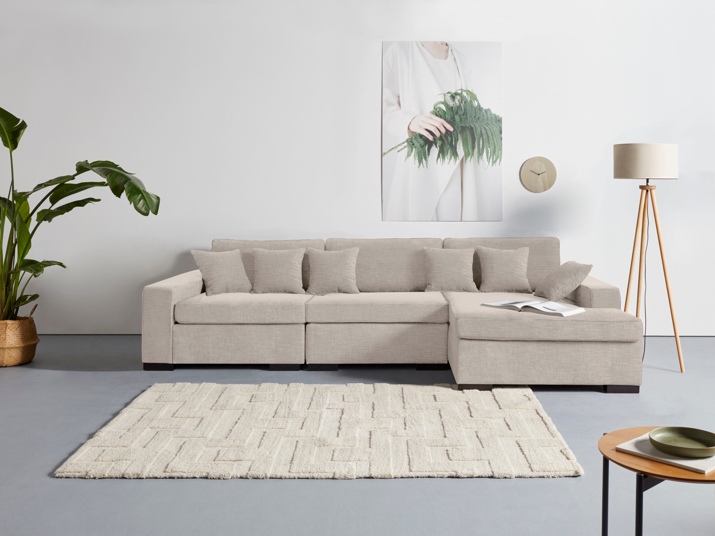 Guido Maria Kretschmer Home&Living Ottomane »Skara L-Form«, Lounge-Sofa mit günstig online kaufen