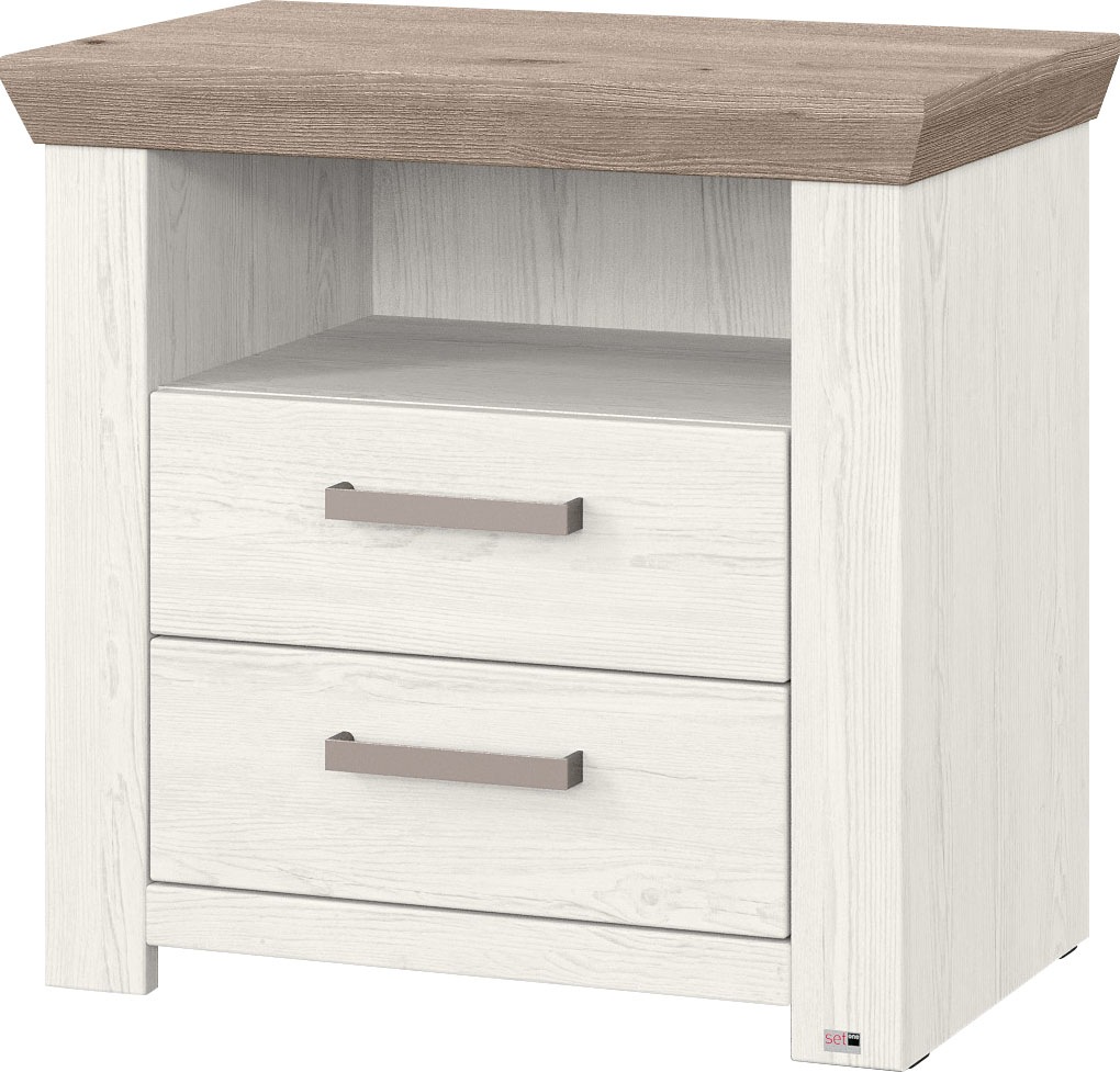 set one by Musterring Nachtkommode »York Schlafen« 1 Stk. tlg. mit zwei Sch günstig online kaufen