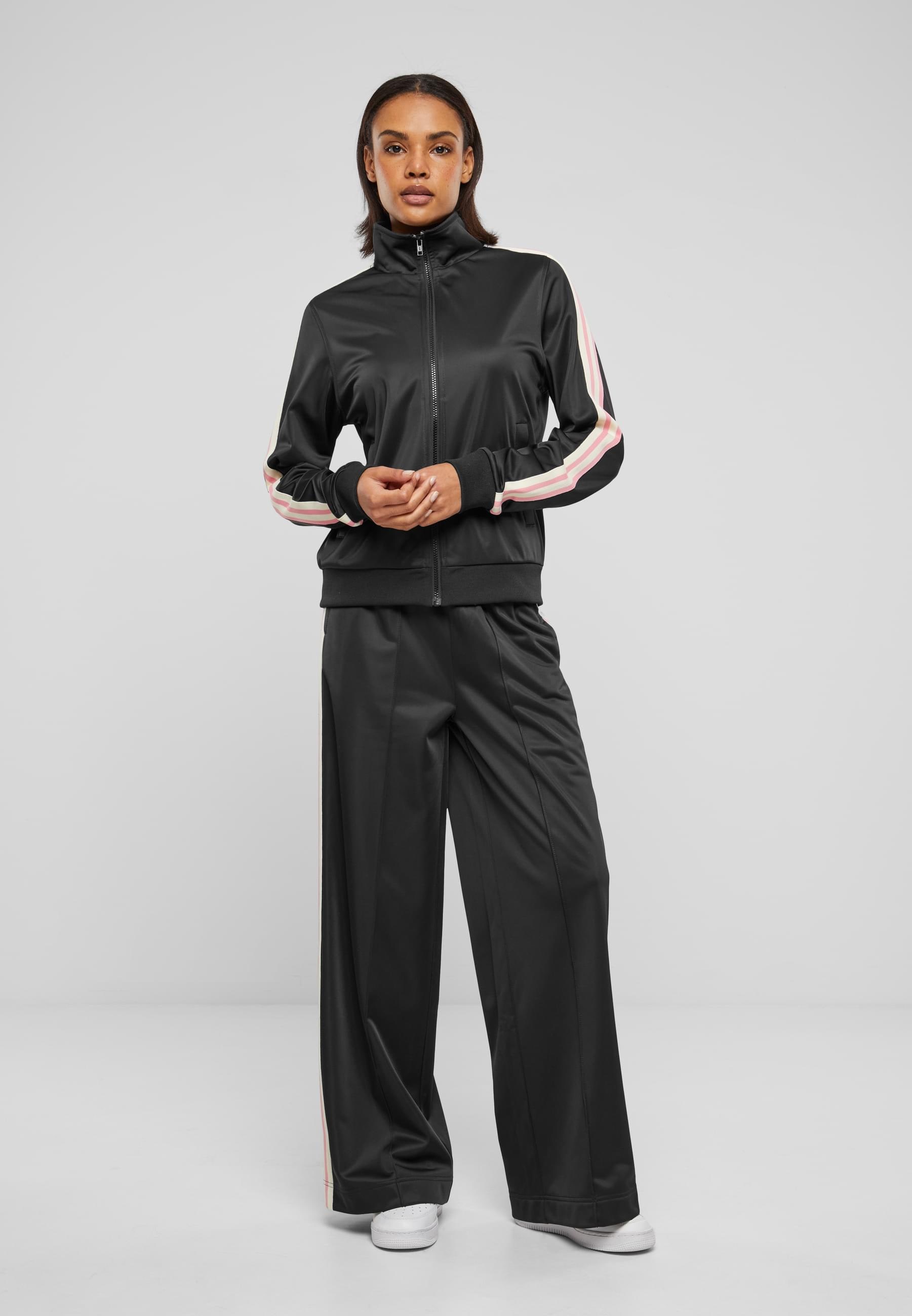 URBAN CLASSICS Stoffhose »Urban Classics Damen Ladies Pin Tuck Track Pants«