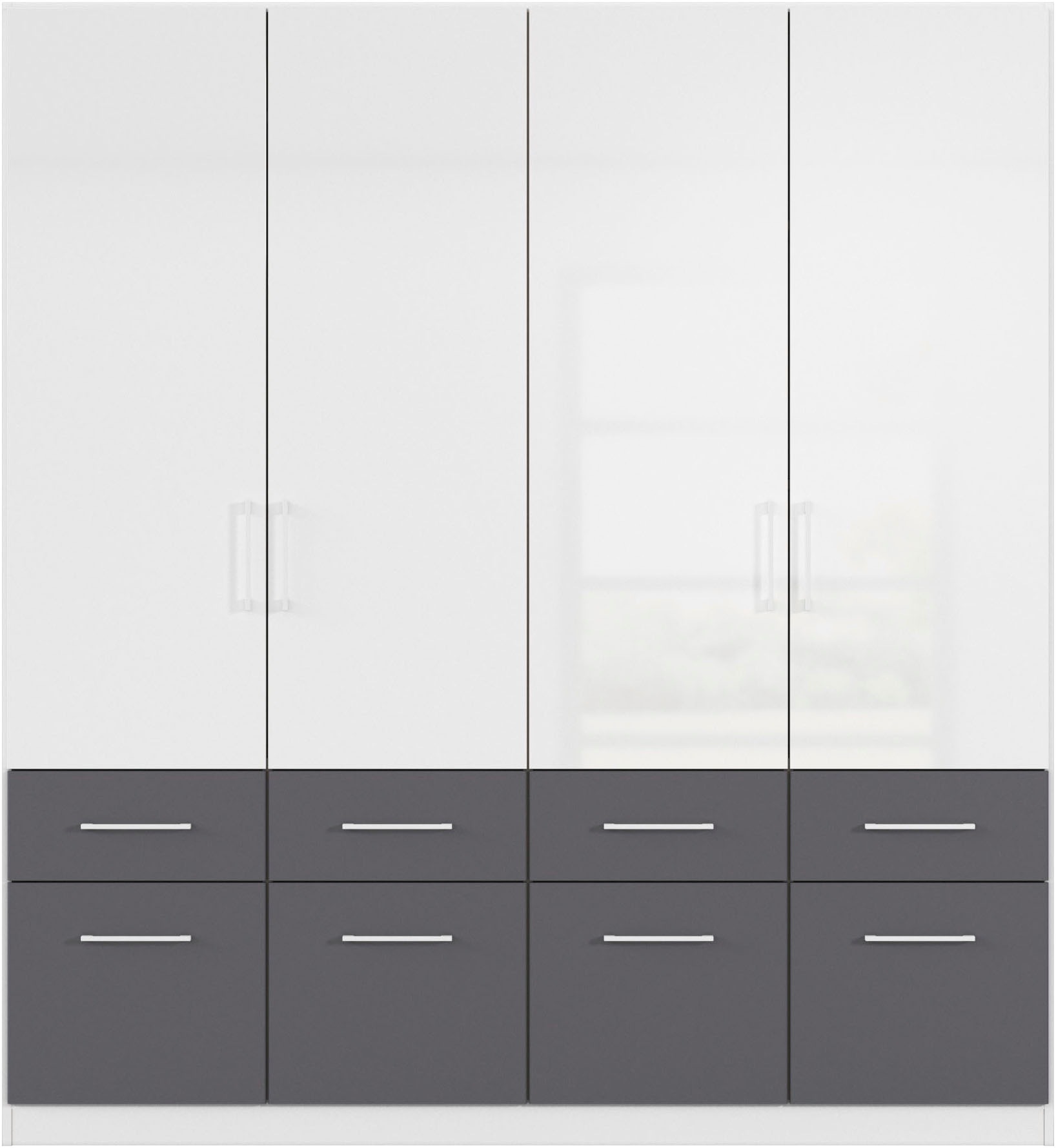rauch Drehtürenschrank »Kleiderschrank Schrank Garderobe Schlafzimmerschrank CELLE«, in 4 Breiten und 2 Höhen, optional mit Schubkästen MADE IN GERMANY