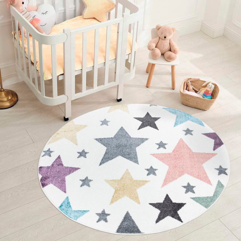 Carpet City Kinderteppich »ANIME903«, rund, 11 mm Höhe, Kinderzimmer Teppic günstig online kaufen