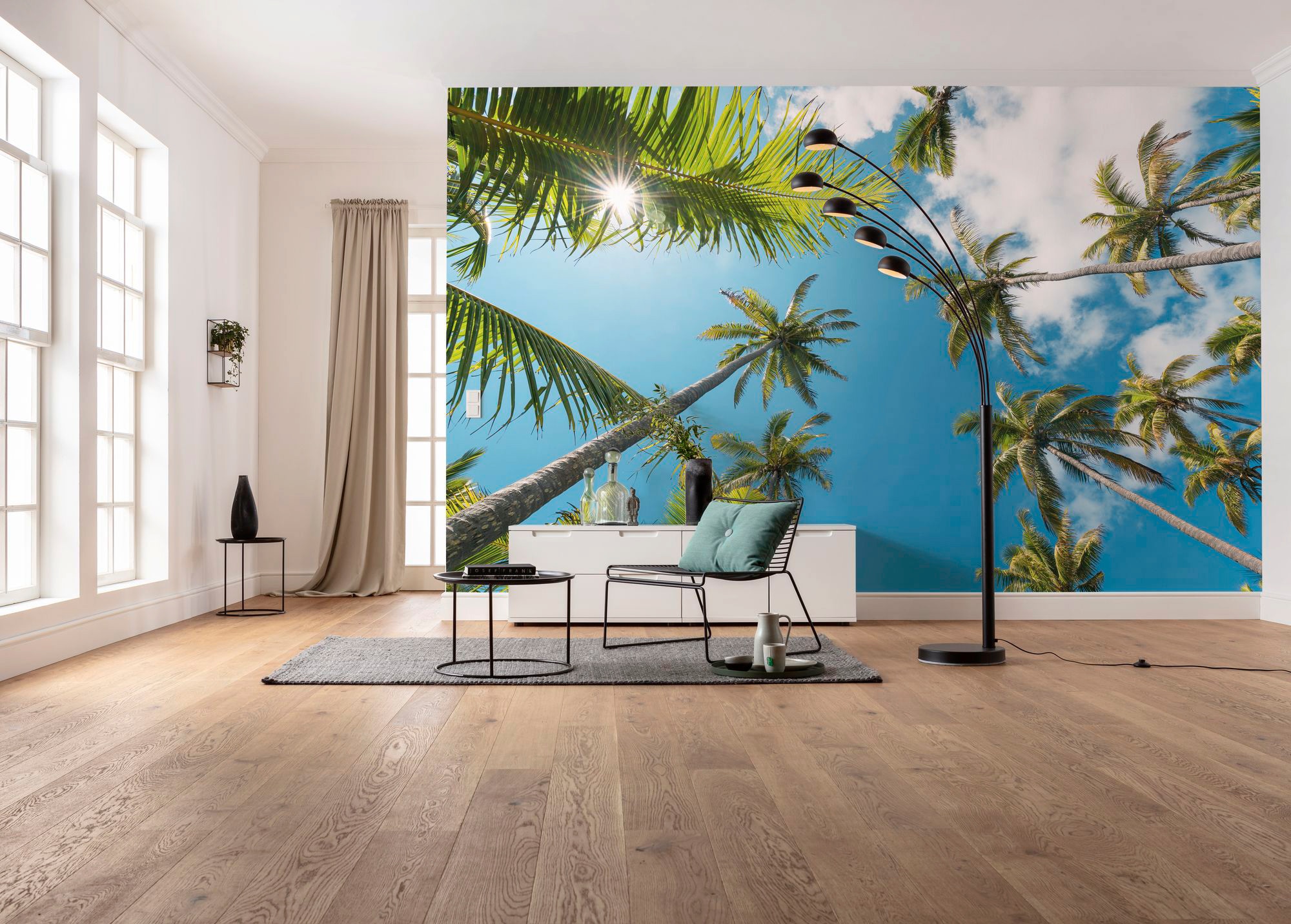 Komar Vliestapete »Digitaldruck Vlies -  Coconut Heaven II - Größe 450 x 280 cm« bedruckt glatt Wohnzimmer, Schlafzimmer