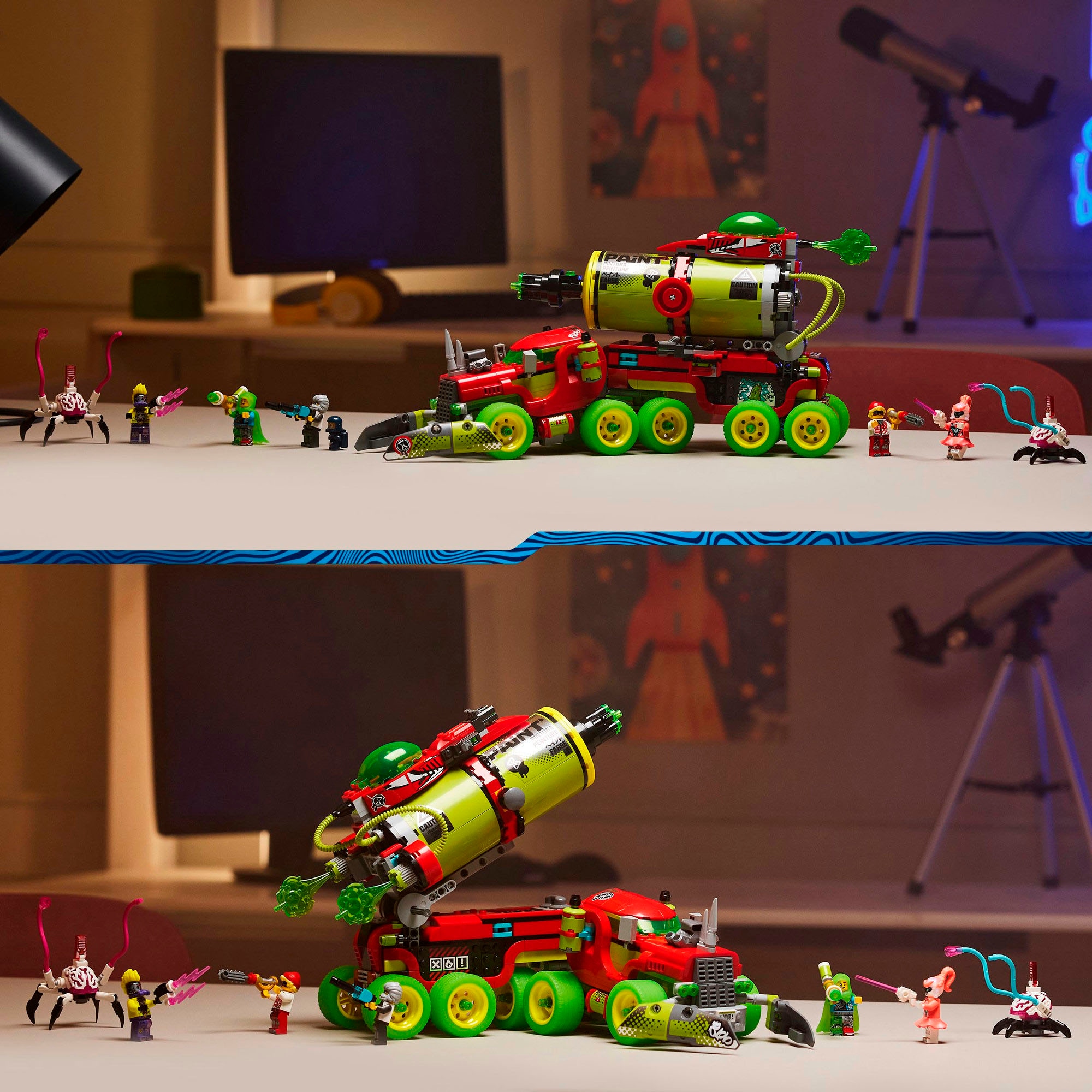 LEGO® Konstruktionsspielsteine »Mateos Sprühdosen-Truck (71499), LEGO DREAMZzz«, (929 St.), Made in Europe