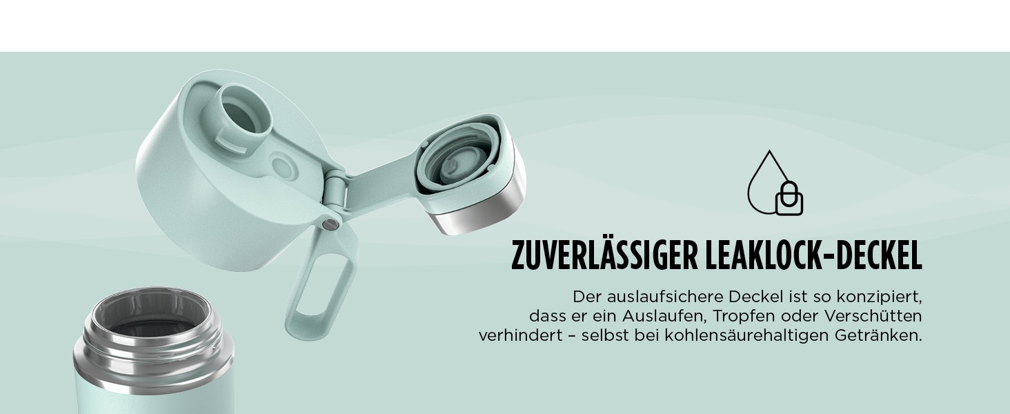 NINJA Isolierflasche »Ninja Thirsti Reiseflasche – 530 ml DW1801EUU / 700 ml DW2401EUU«, Getränke bleiben 24 Stunden kalt, 12 Stunden heiß, Eis hält 2 Tage