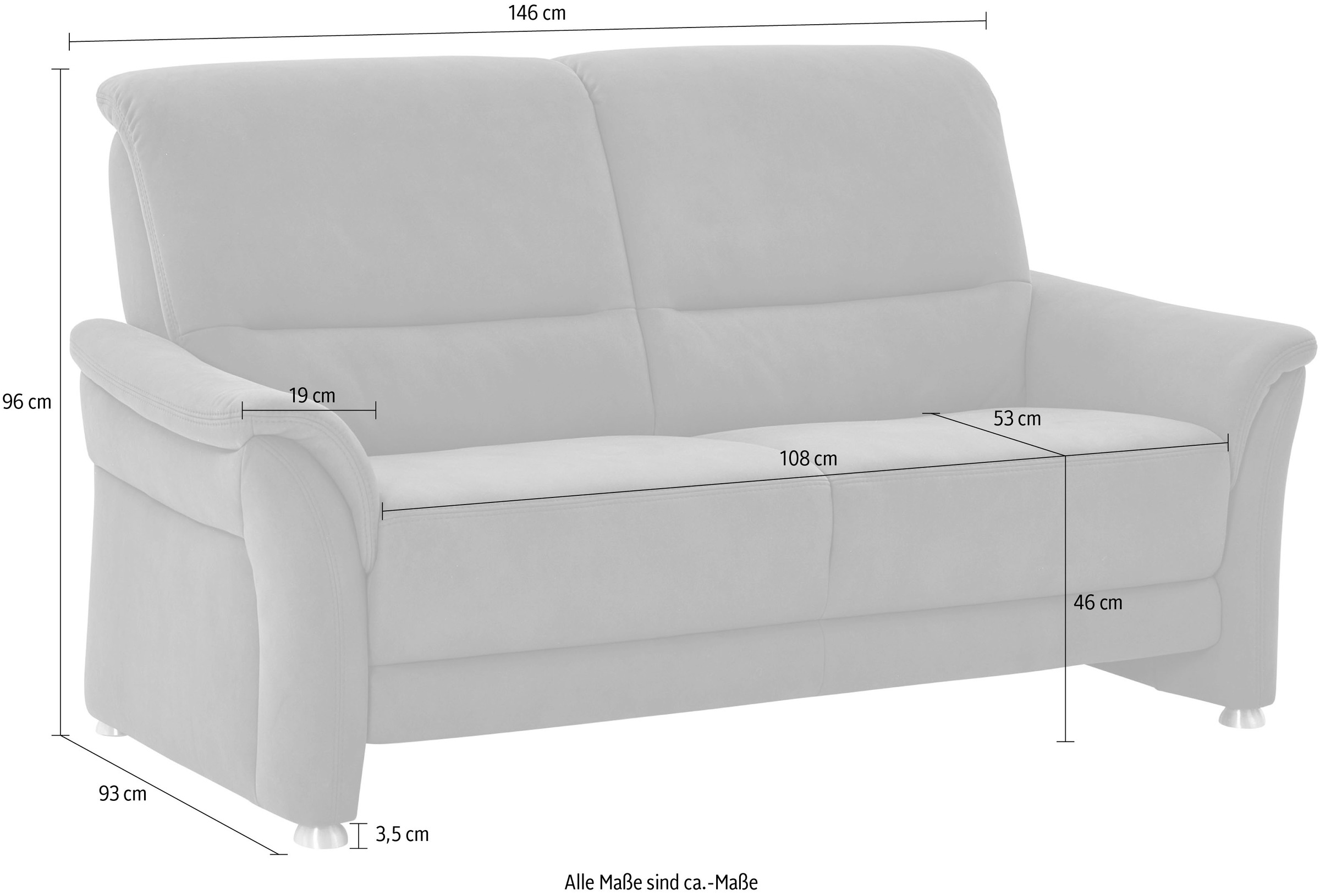 Die PlanBar 2-Sitzer »PP-PF23182« Federkernpolsterung, frei im Raum stellbar