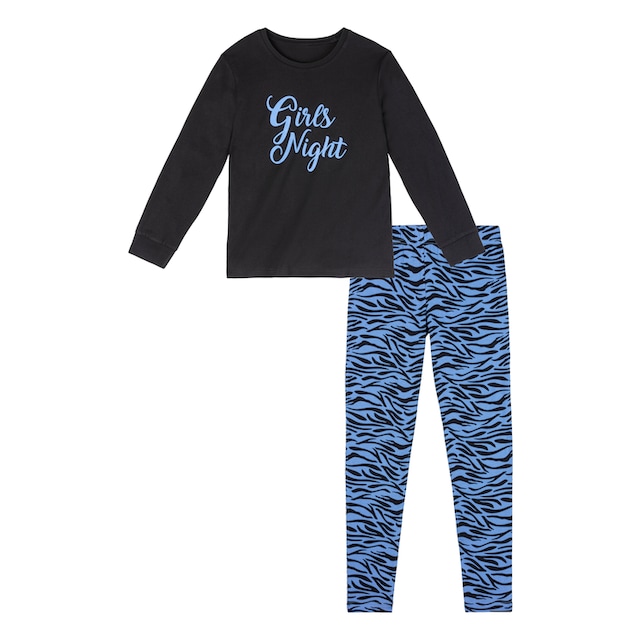 Buffalo Pyjama, (2 tlg., 1 Stück), mit Zebra-Muster online kaufen