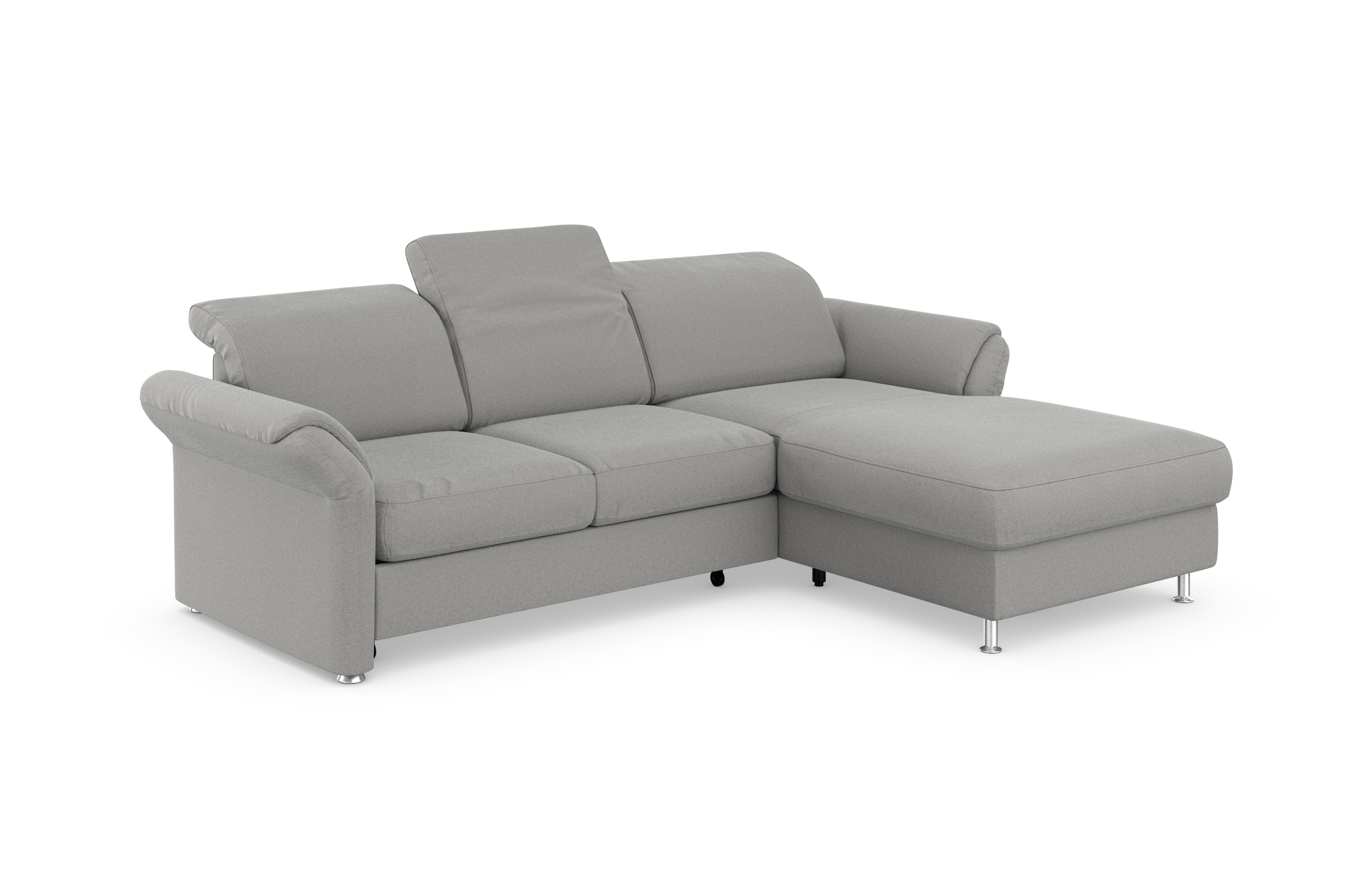 sit&more Ecksofa »Apulia L-Form«, wahlweise Bettfunktion, Bettkasten und Kopf- und Armteilverstellung