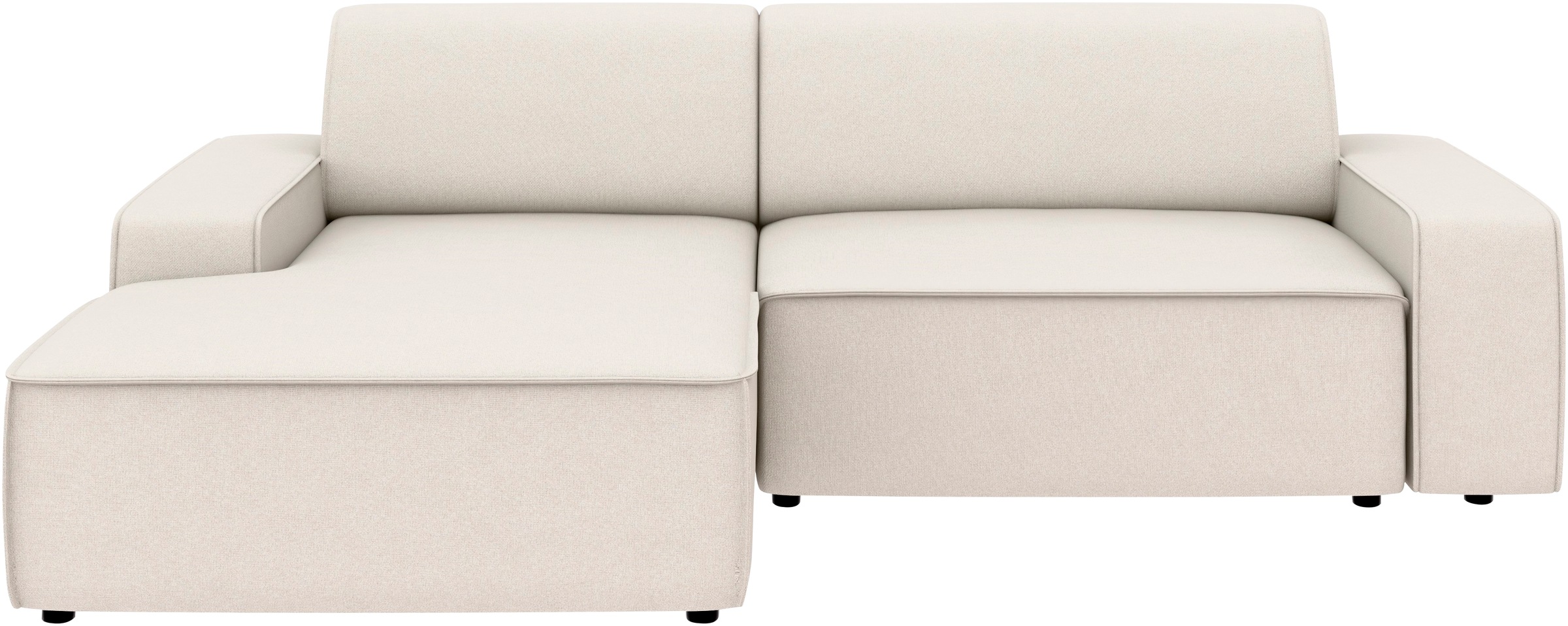 TRENDMANUFAKTUR Ecksofa »Graz, wahlweise mit Sitzvorschub und Bettkasten, L-Form, Breite 246 cm«, in Cord-, haustierfreundlichem LEO Struktur- oder LUMOS-3D-Bezug