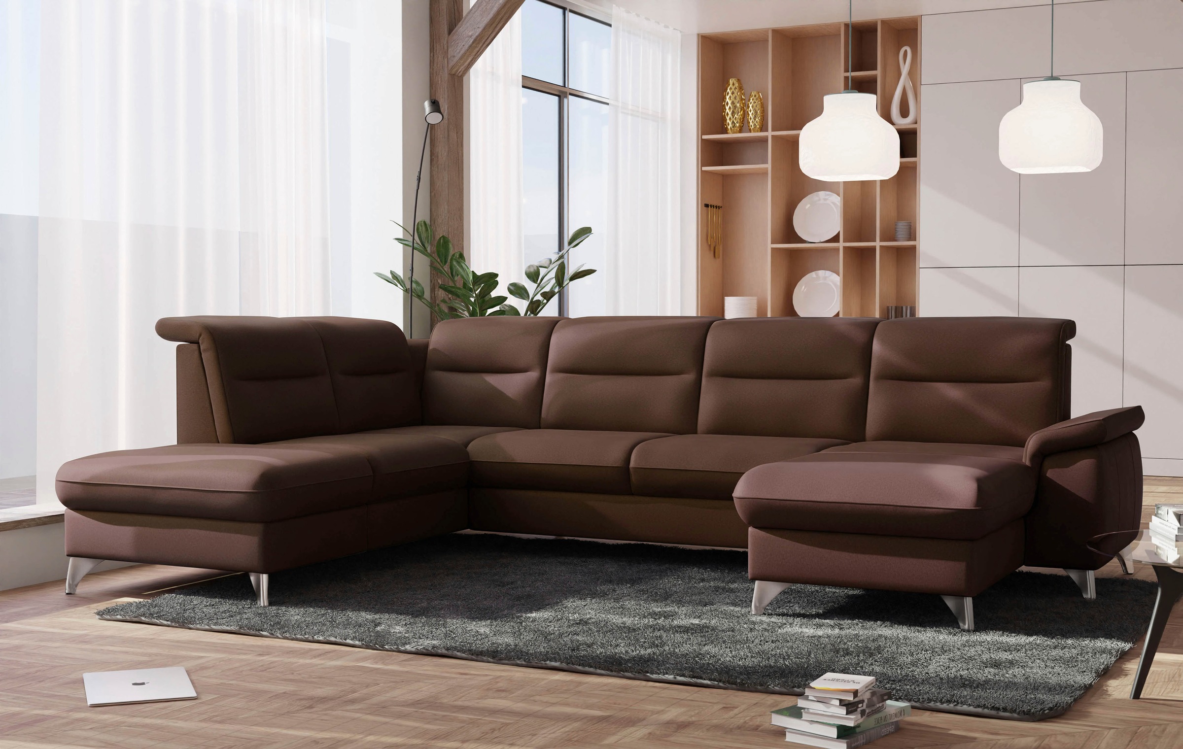 sit&more Wohnlandschaft »Astoria U-Form« wahlweise mit motorischer Relaxfun günstig online kaufen