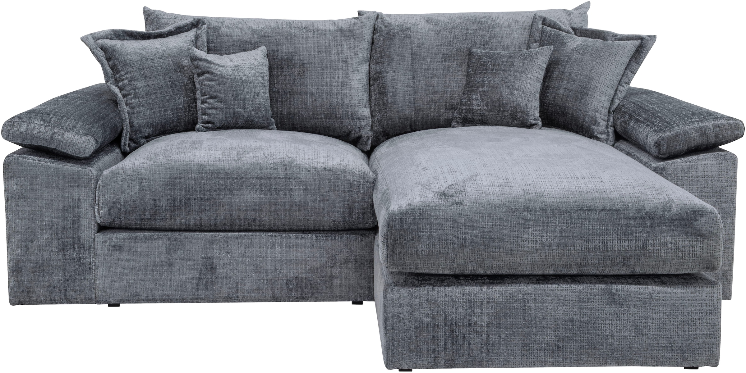 Home affaire Ecksofa »Soft&Cosy XL L-Form - Breite 246 cm«, Mega-Sofa, Cord oder Chenille-Struktur, Federkern-Polsterung