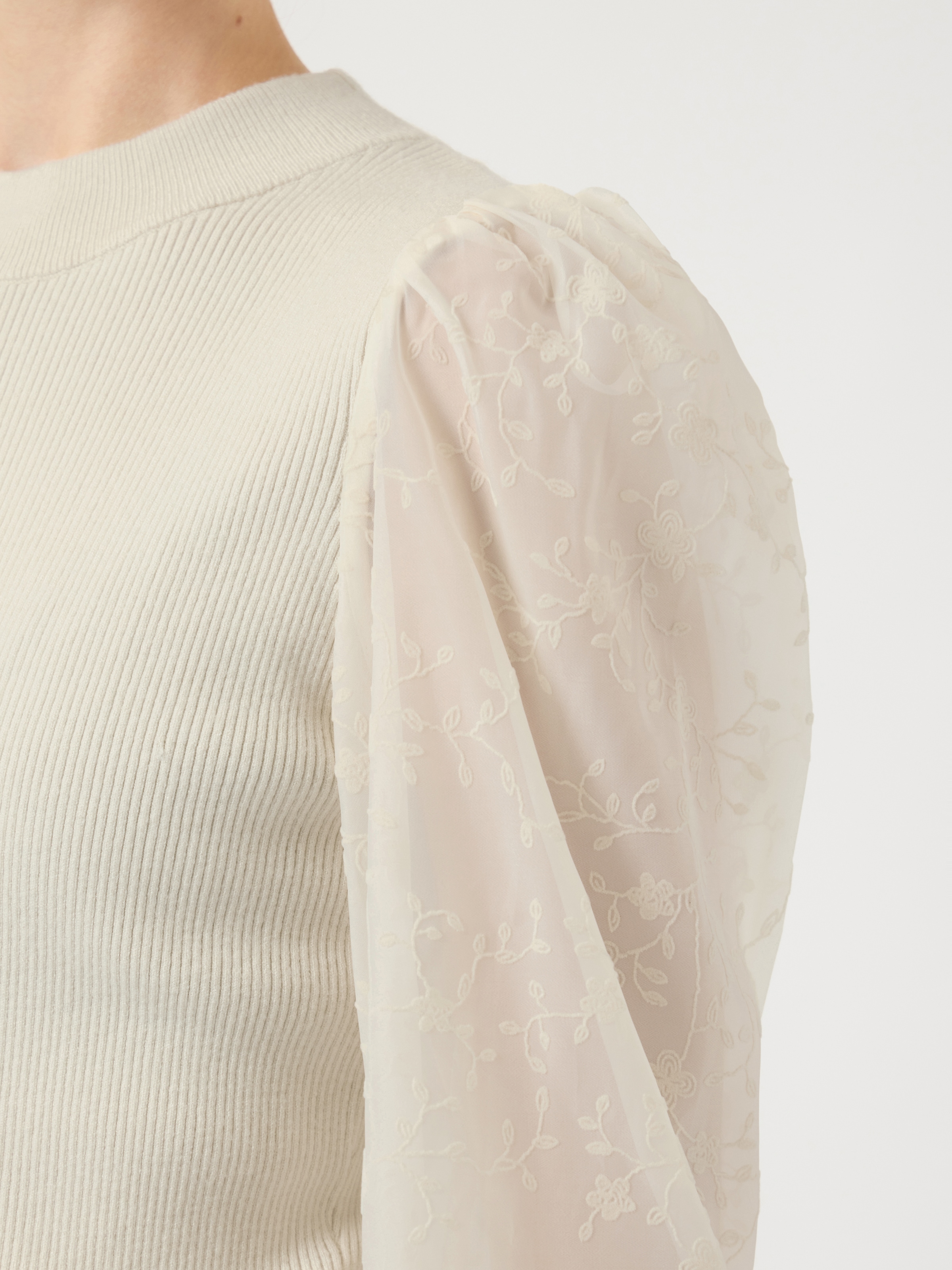 Y.A.S Rundhalspullover »YASDOTME LS KNIT PULLOVER S. NOOS«