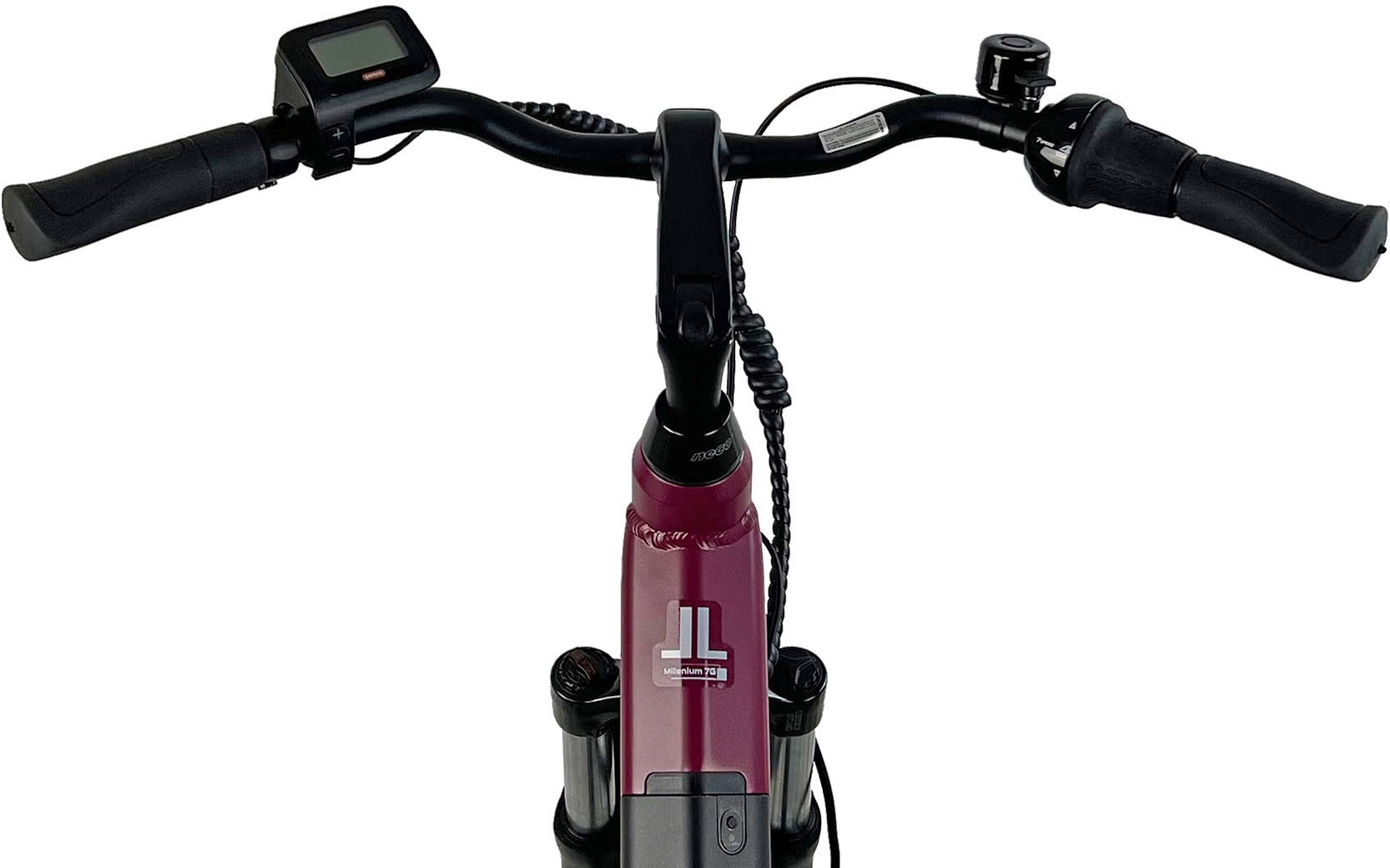 LLobe »City E-Bike 28" Millenium 7G« 10 Gang Shimano Tourney Schaltwerk Kettenschaltung Frontmotor 250 W