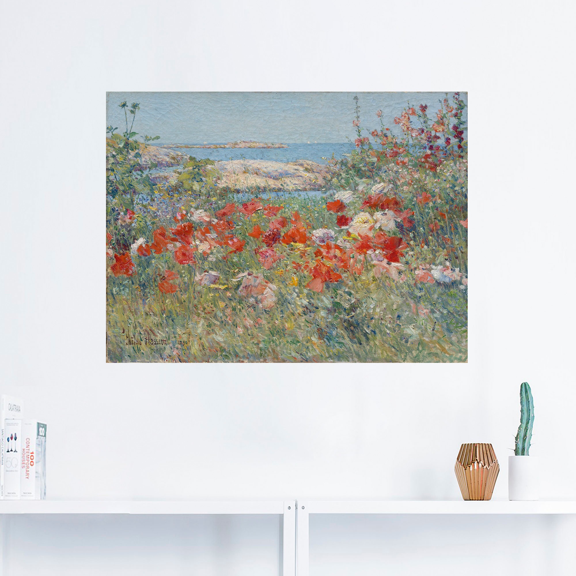 Artland Wandbild "Celia Thaxters Garten 1890.", Blumenwiese, (1 St.), als L günstig online kaufen