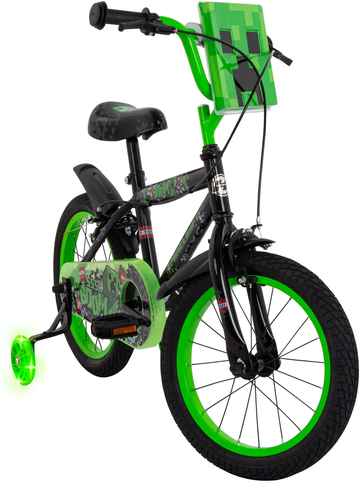 Huffy Kinderfahrrad »Minecraft Kinder 16 Zoll Fahrrad«
