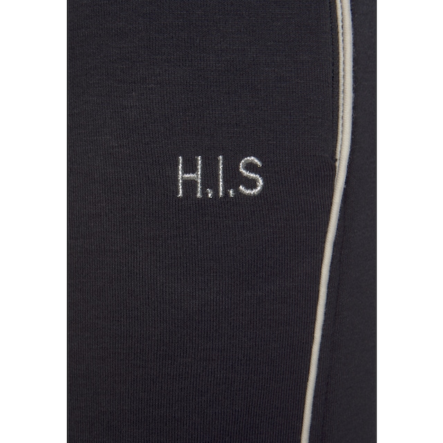 H.I.S Sweathose, mit Reißverschluss am Beinsaum, Loungeanzug im Online-Shop  kaufen