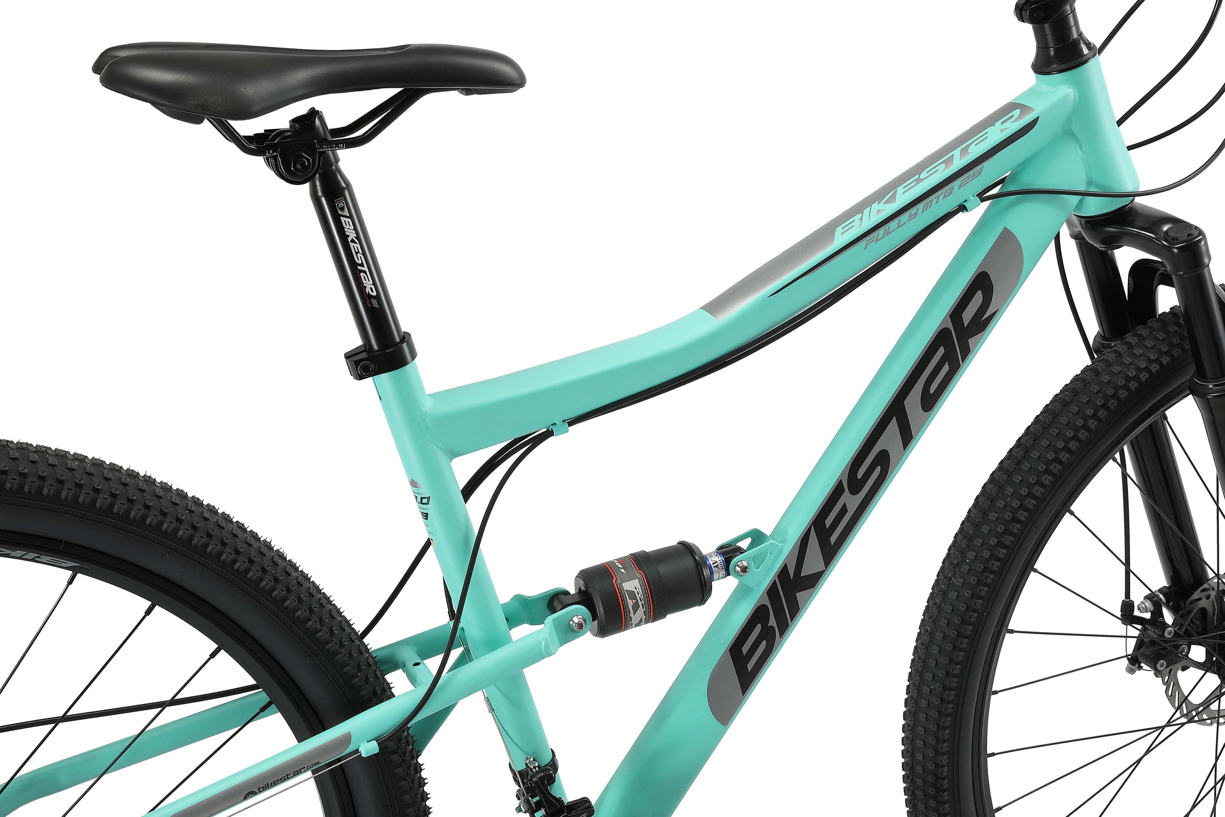 Bikestar Mountainbike, 21 Gang, Shimano, RD-TY300 Schaltwerk, Kettenschaltung, für Damen und Herren, Kettenschaltung