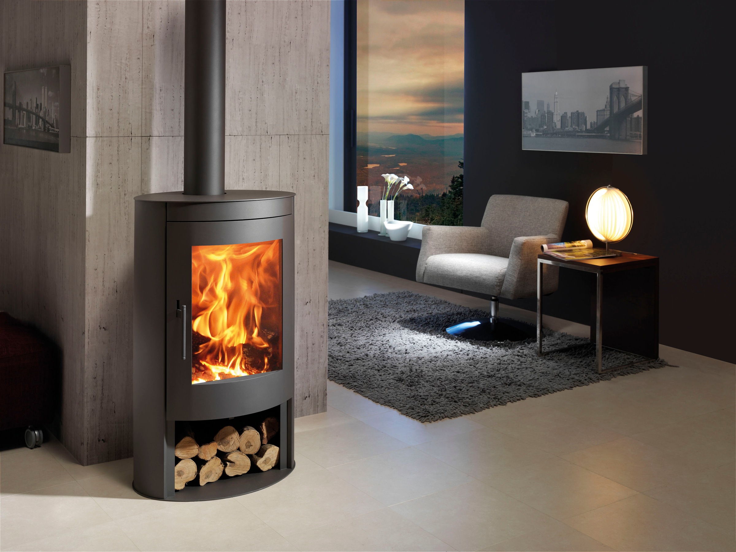 Panadero Kaminofen »Kaminofen Oval Ecodesign«