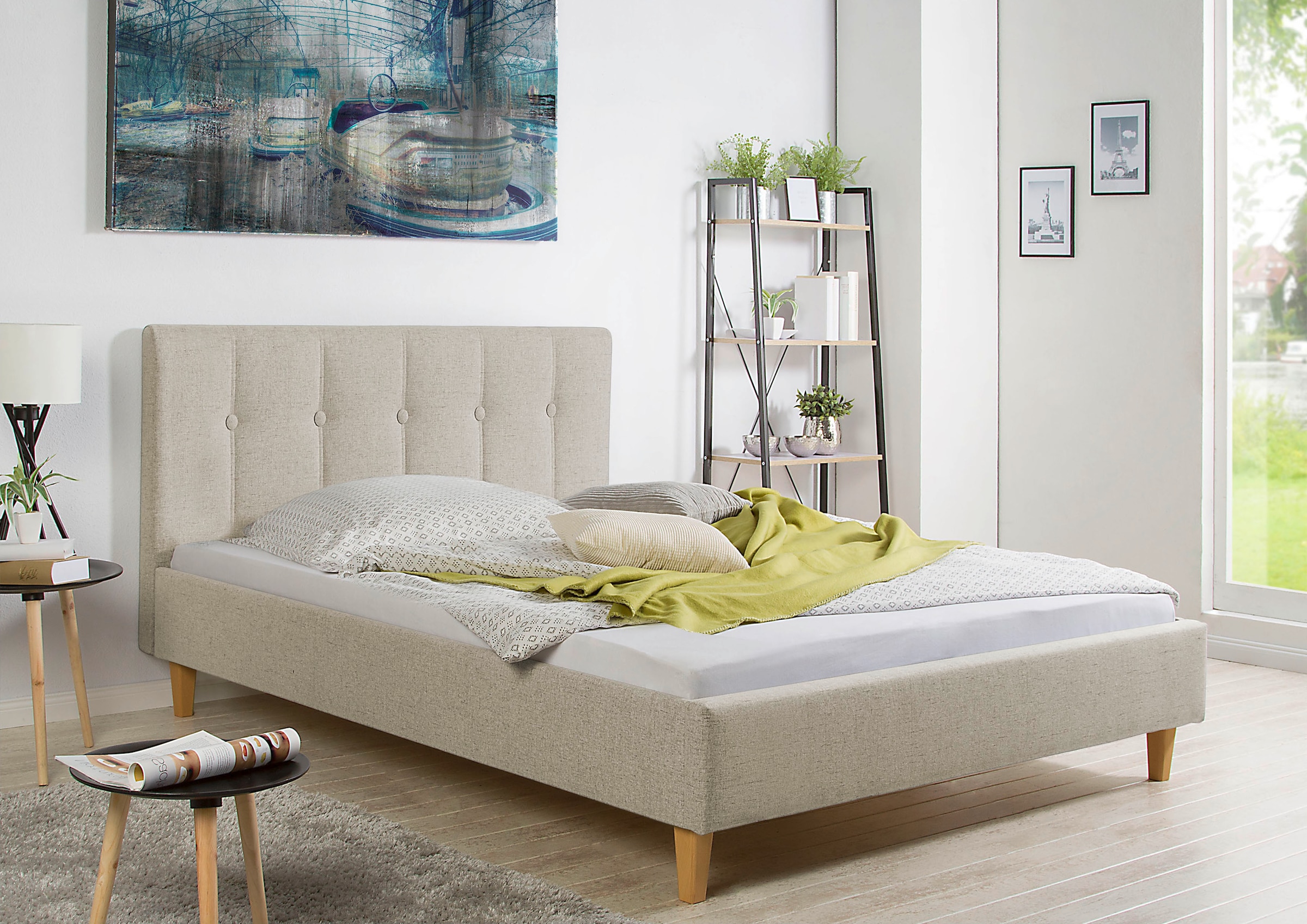 Maintal Polsterbett "Gustine" Bettseiten zerlegt, ohne Bettkasten günstig online kaufen