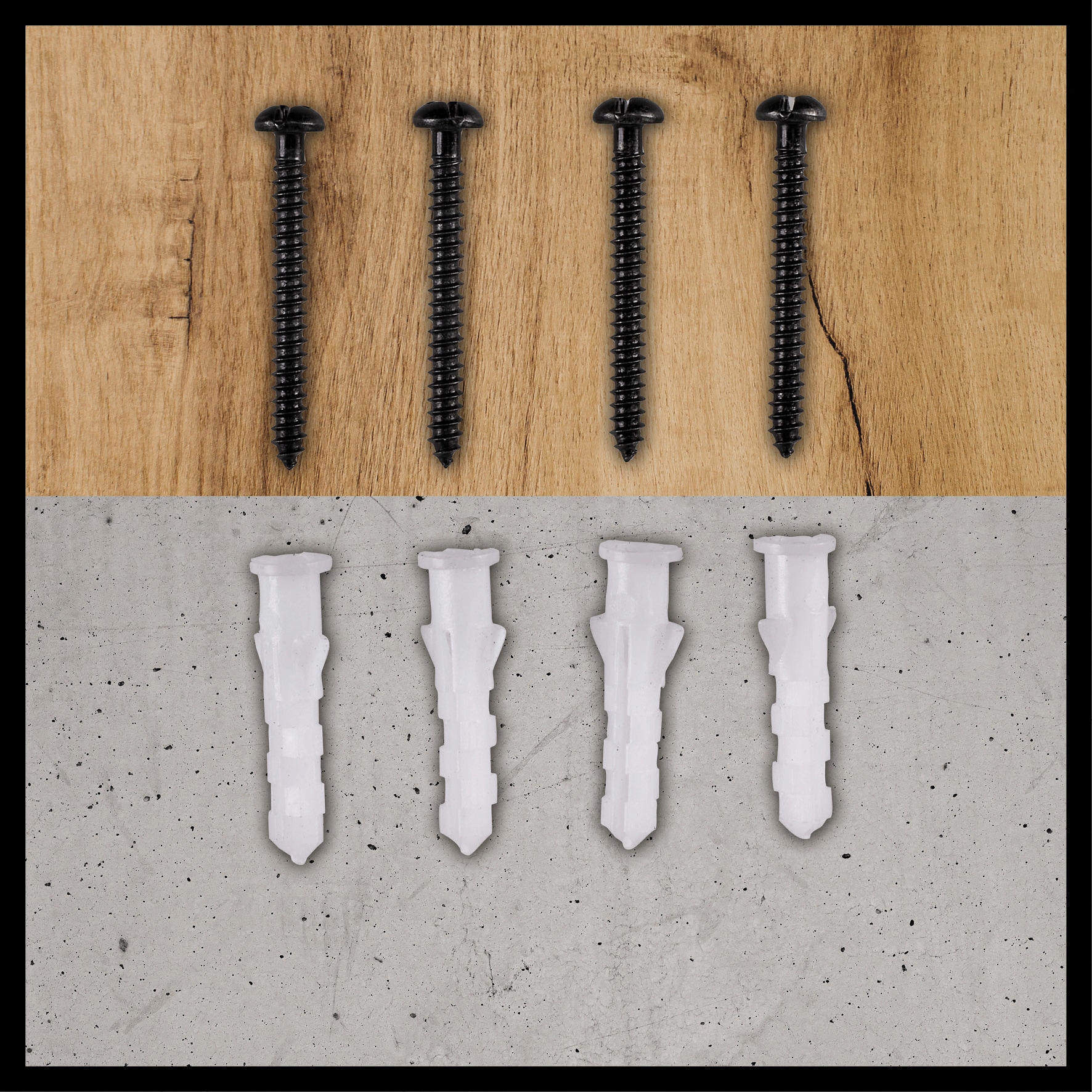 Einhell Werkzeughalter »4514155«, (Set, 2 tlg.), PXC Akku-Wandhalterung, mit Befestigungsmaterial