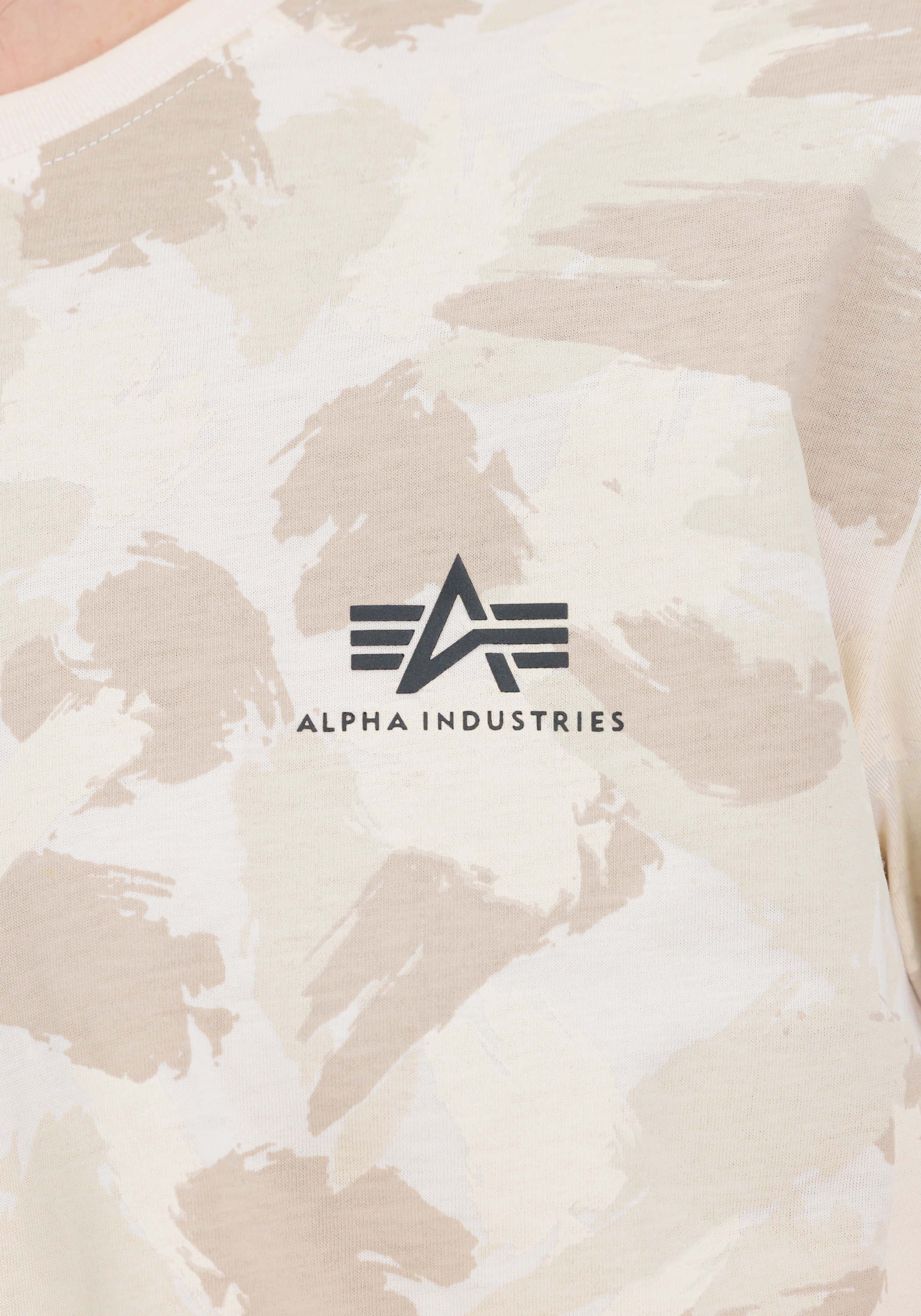 Alpha Industries T-Shirt »Alpha Industries Men - T-Shirts Basic T Small Logo Camo«