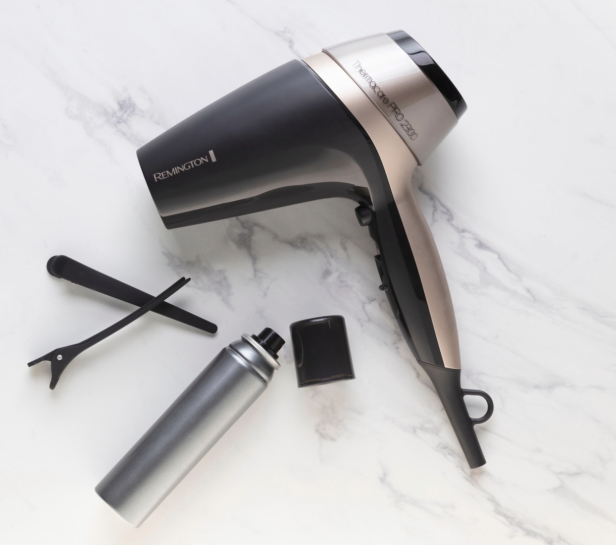 Remington Haartrockner »THERMAcare PRO 2300 (D5715)«, 2100 W, mit Ionenpflege, THERMAcare schnell, Keramik-Ionen-Ring + Diffusor