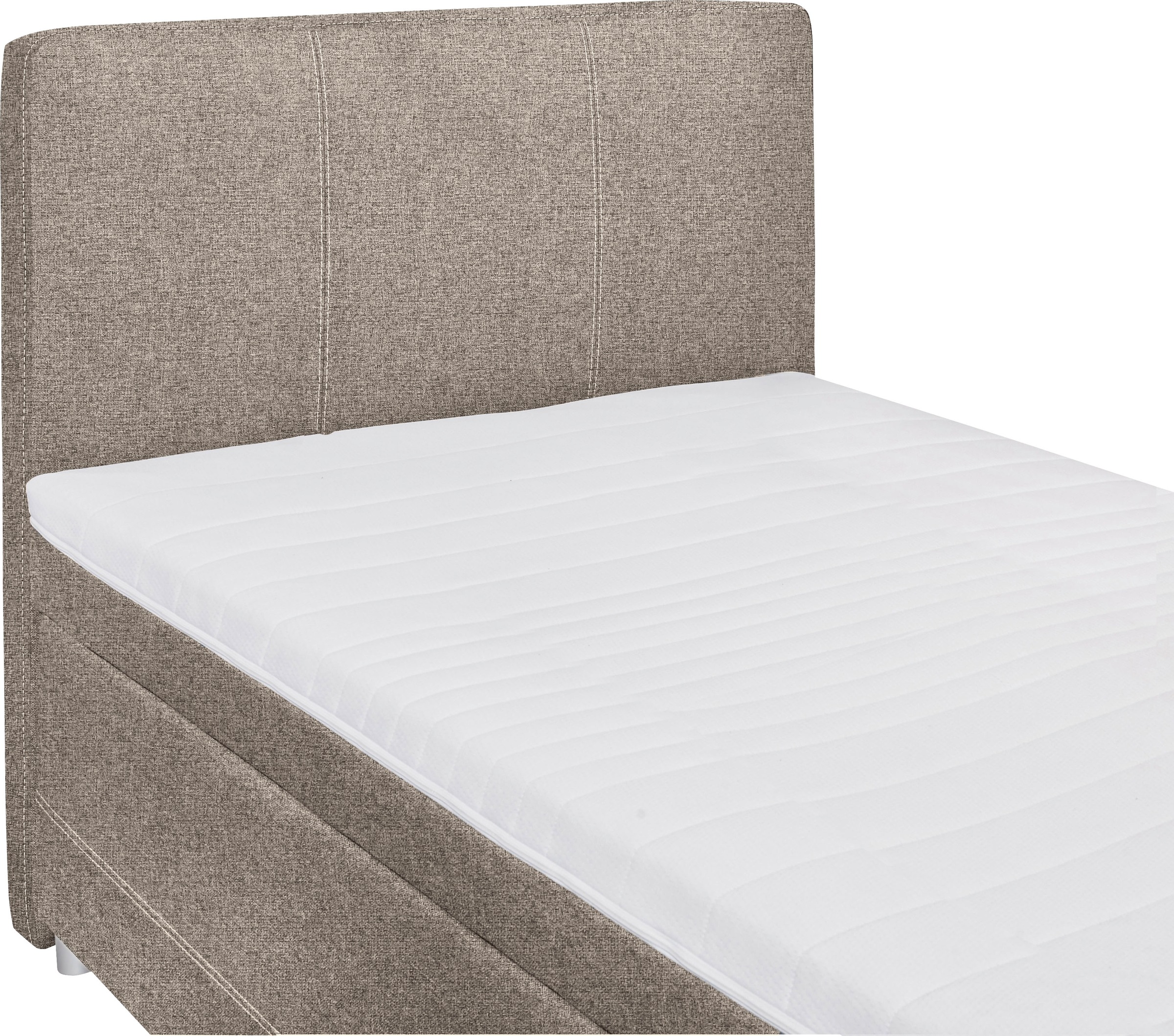 ED EXCITING DESIGN Boxspringbett »Luanda«, wahlweise mit Matratze und Topper