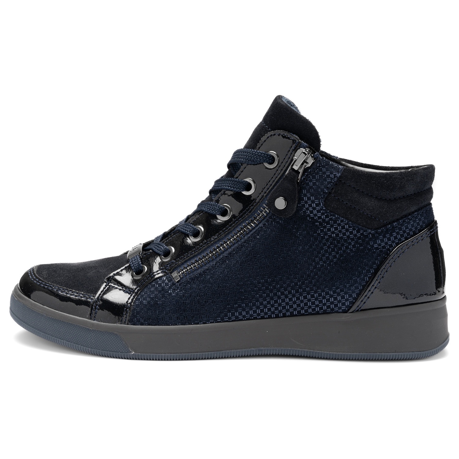 Ara Sneakerboots »ROM«, Hightop Sneaker, Schnürboots in Bequemweite G (= weit)