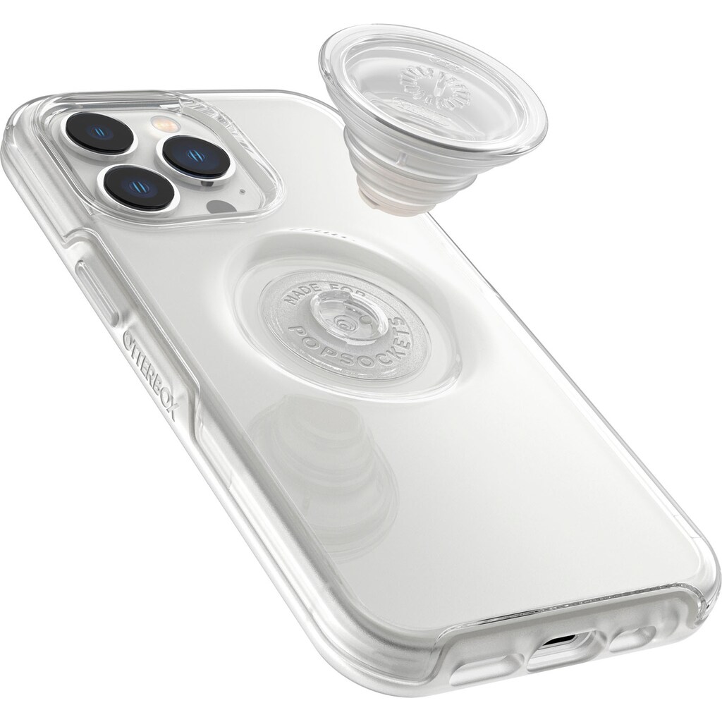 Otterbox Handyhülle »Otter + Pop Symmetry Series Clear für Apple iPhone 13 Pro, Clear Pop«