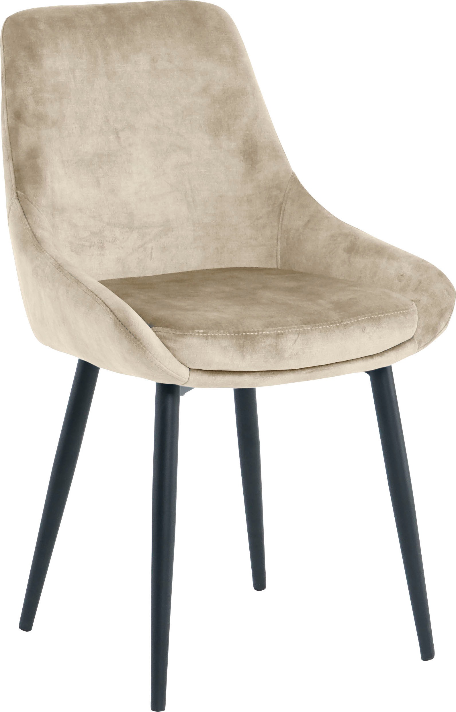 SIT Polsterstuhl (Set) 2 Stk. Samt glamouröser Bezug in Samtoptik günstig online kaufen