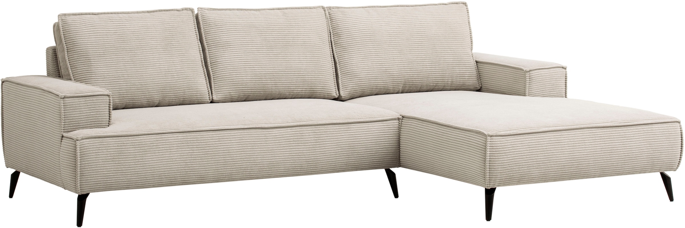 andas Sitzgruppe »TVINNU, Polsterecke L-Form, Schlaffunktion, mit Hocker«, (Set, 2 tlg.), stellbar zum Schlafsofa (Krokodilverbinder)