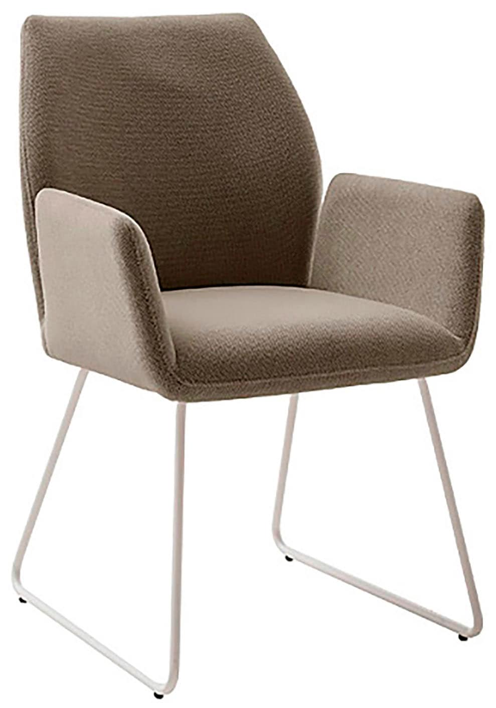 MCA furniture 4-Fußstuhl »BEVERLY«, (Set), 2 St., Chenilleoptik, Esszimmerstuhl,Chenilleoptik,360°drehbar,Sitzhöhe 49cm,belastbar 120kg