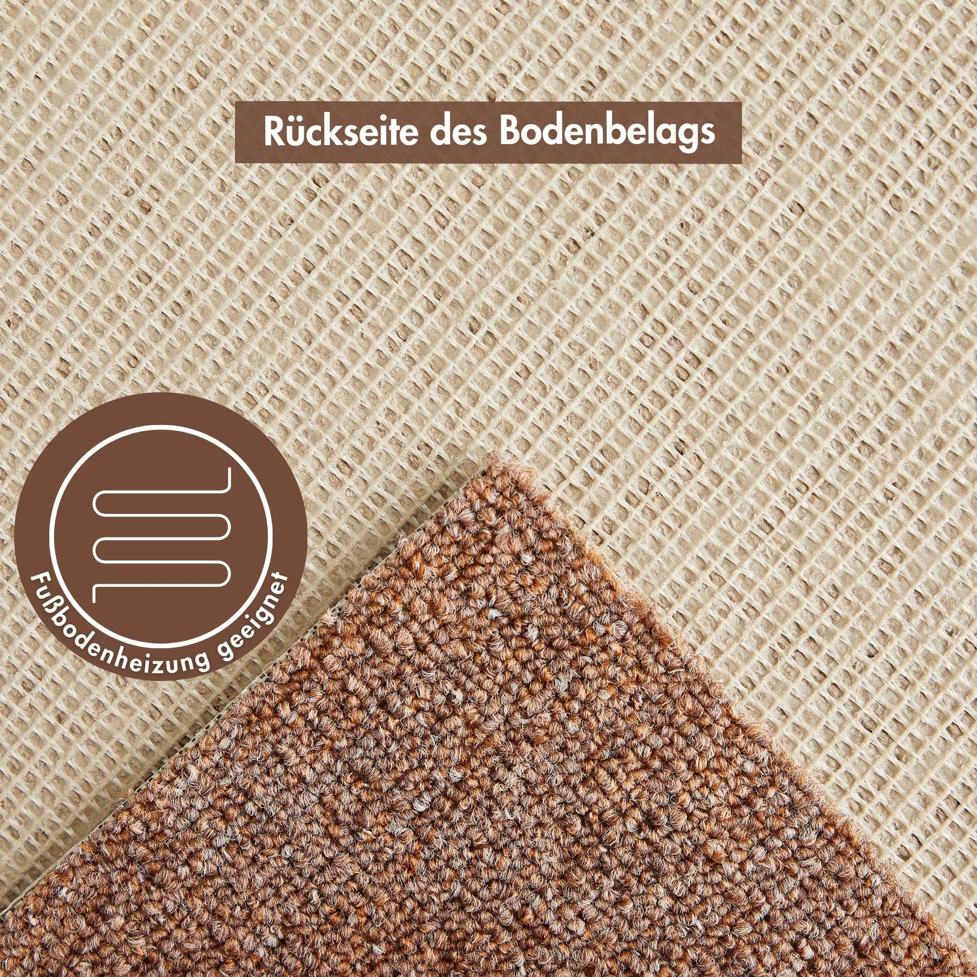 Andiamo Teppichboden »Barbara, Feinschlinge, Made in Netherlands«, rechteckig, 4,5 mm Höhe, meliert, Breite 200 oder 400 cm, strapazierfähig, pflegeleicht