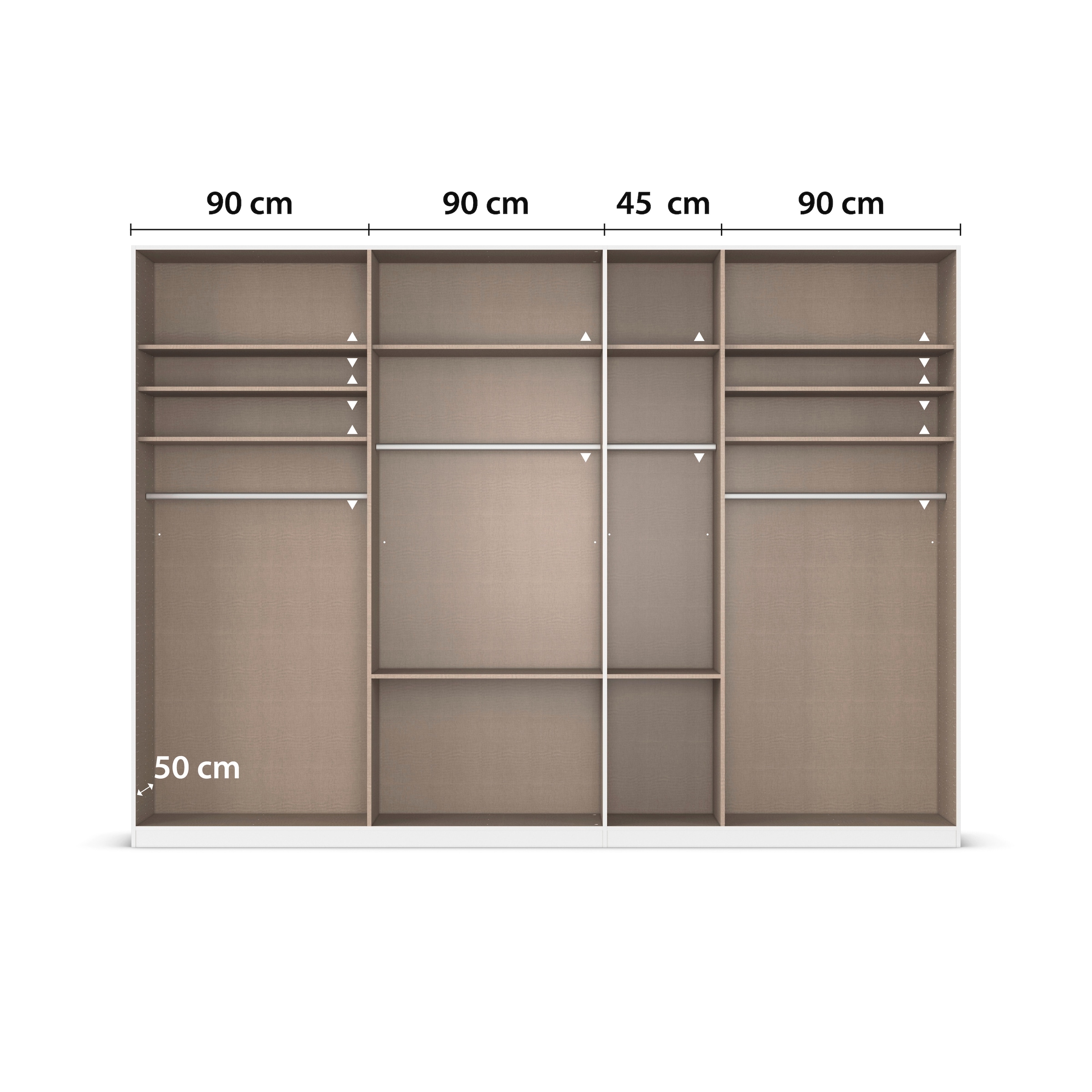 rauch Drehtürenschrank »Kleiderschrank Kleiderschränke Schrank Garderobe AGORDO mit Glasfront«, mit Außenschubkästen, in 6 Breiten und 2 Höhen MADE IN GERMANY