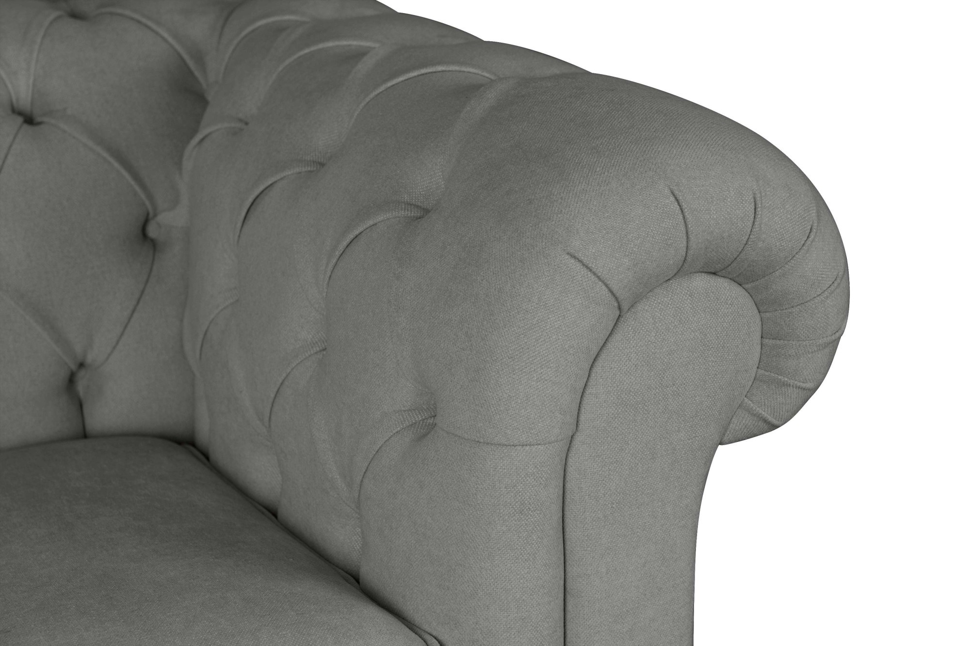 Home affaire Sessel »CHARENTE, Chesterfield, Wellenfederung, Maße B/T/H: 105/89/74 cm«, mit edler Knopfheftung und typischen Armlehnen