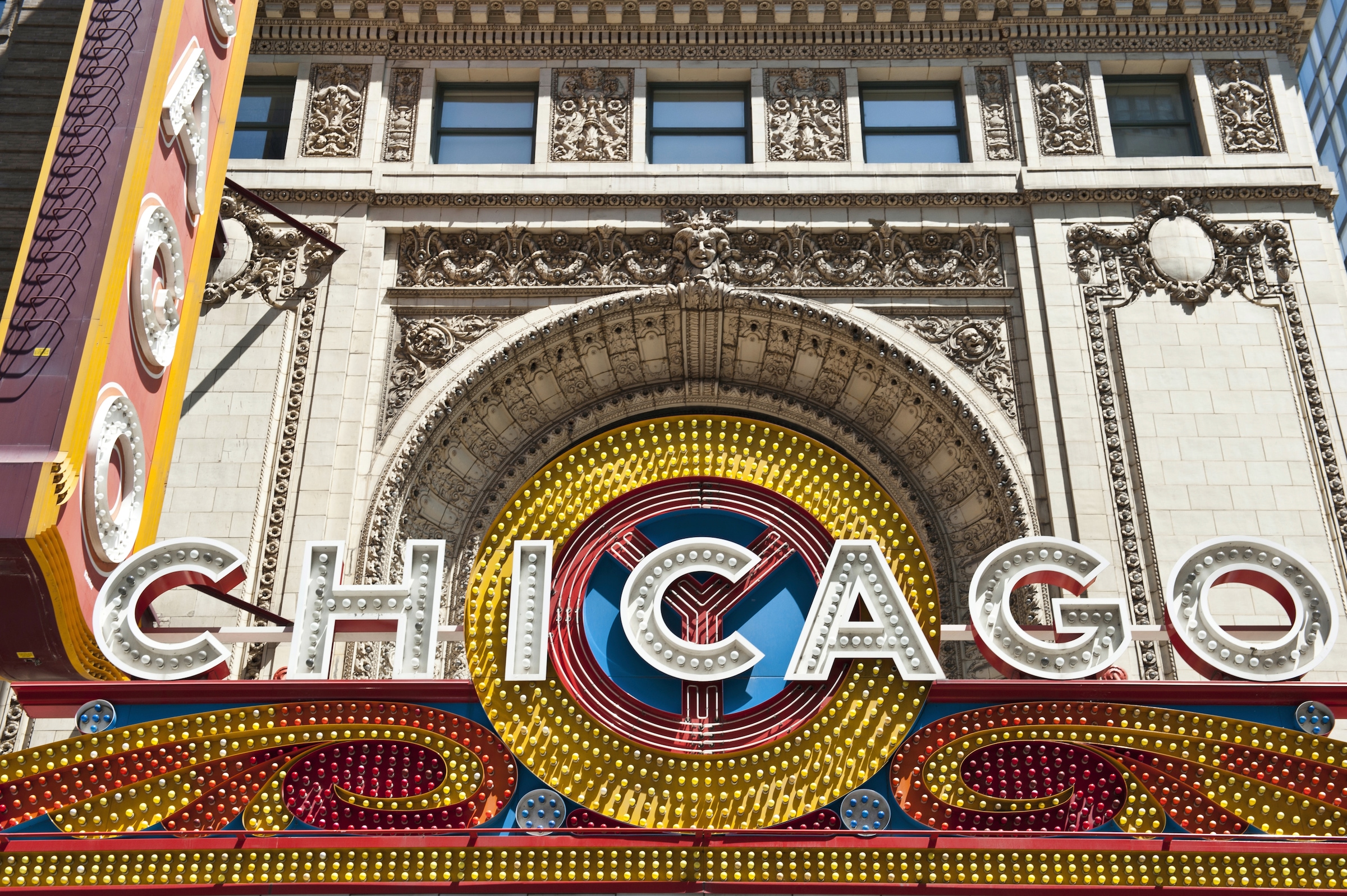 Papermoon Fototapete »CHICAGO-ALTSTADT NEW YORK LAS VESGAS VINTAGE SCHILD X günstig online kaufen