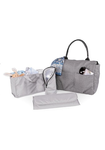 Wickeltasche »Organizer Bag, Cool Grey«, mit Rucksackfunktion und Wickelunterlage