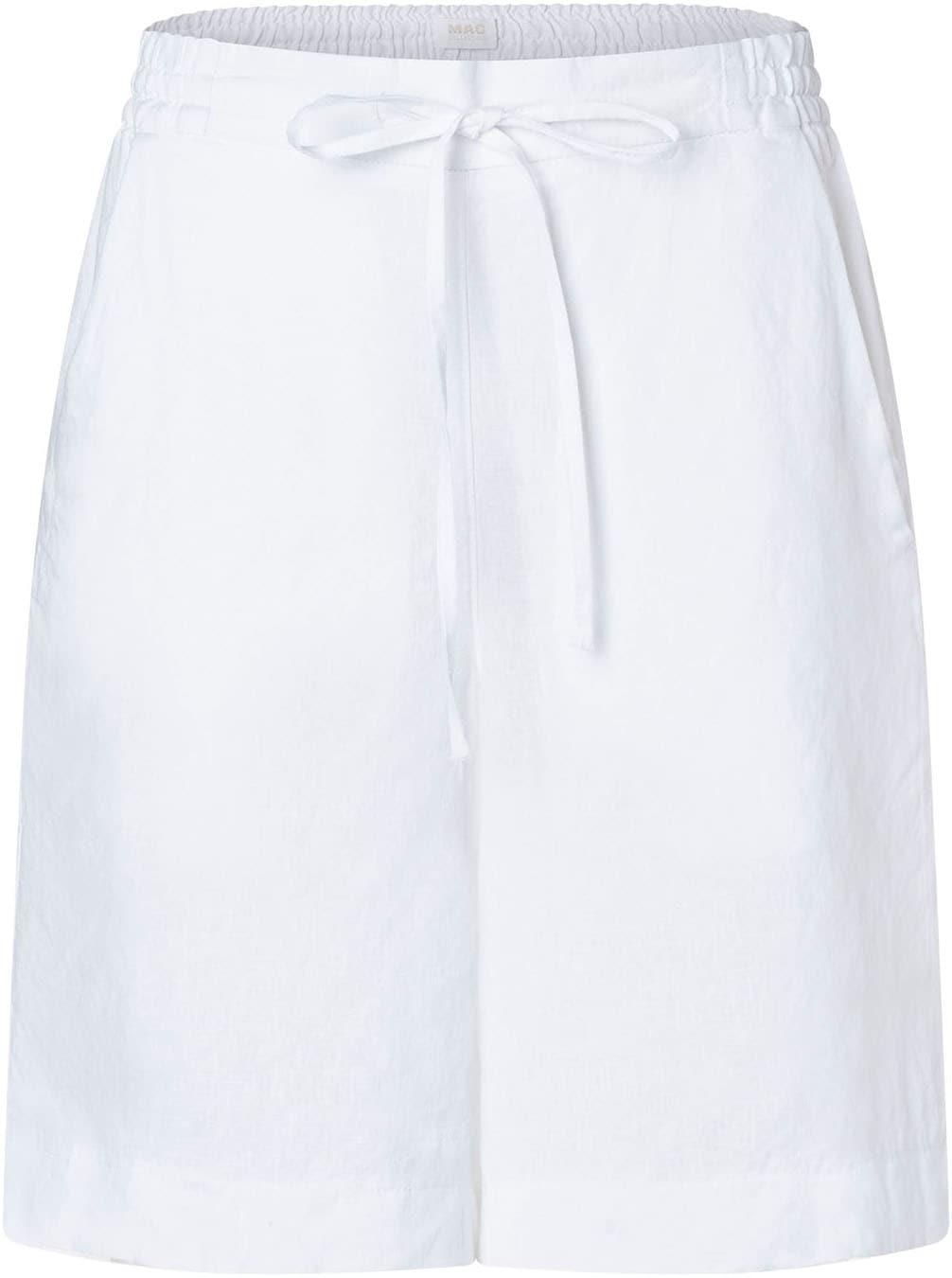 MAC Leinenhose »SANNY«  Shorts, Bermudas mit Gummizug und Kordelzug