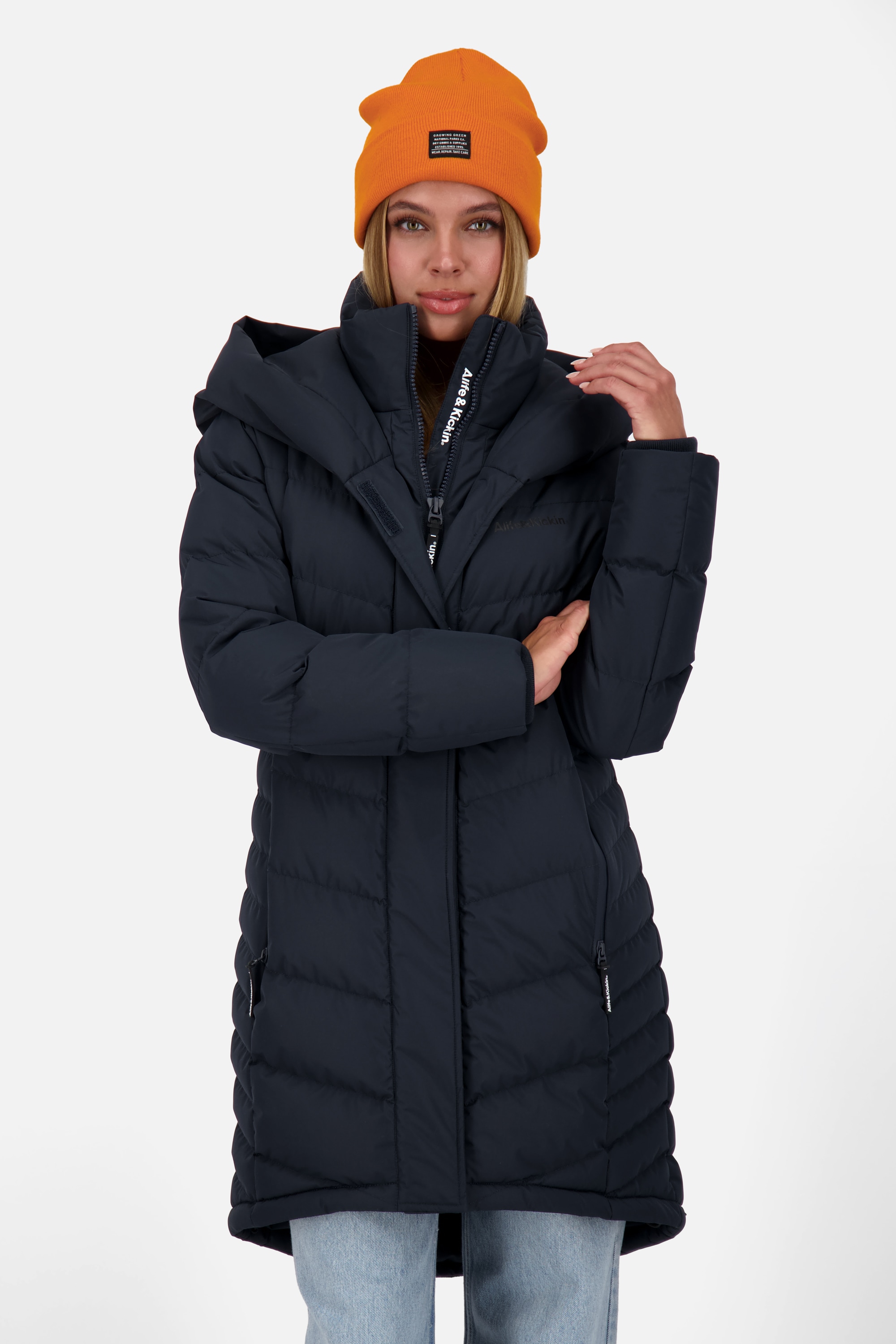 Alife & Kickin Winterjacke »Damen AngelaAK A«, Warme gefütterte Damen Winterjacke mit kuschligem Teddy-Innenfutter