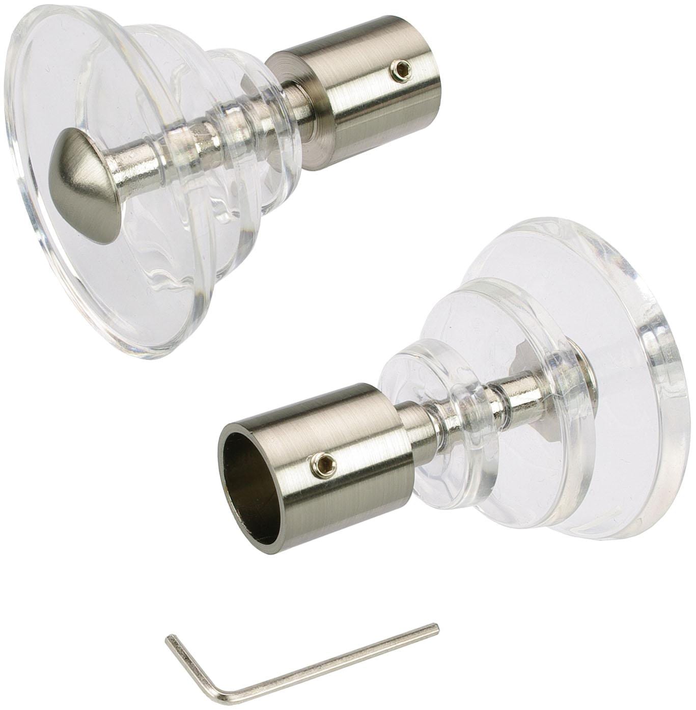 Liedeco Gardinenstangen-Endstück »Luna« für Gardinenstangen Ø 16 mm günstig online kaufen