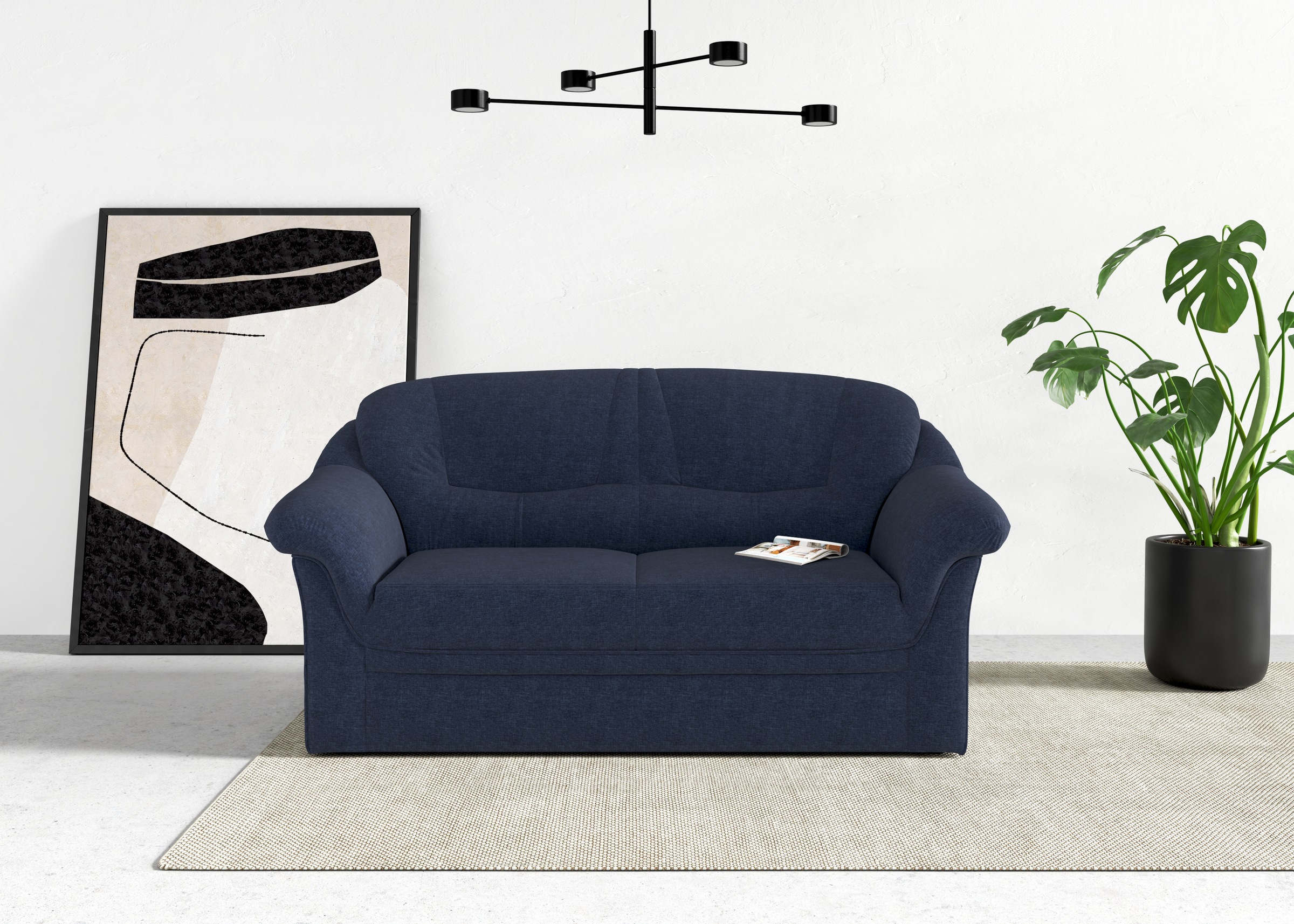 DOMO collection 2-Sitzer »Montana für kleine Räume, Breite 146cm, komfortab günstig online kaufen