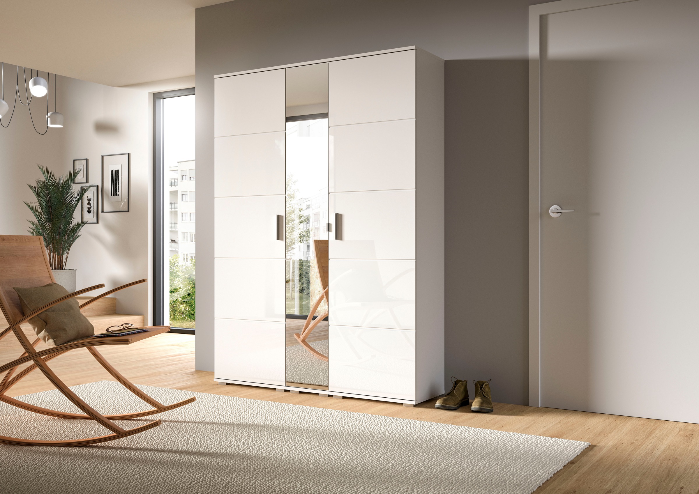 INOSIGN Garderoben-Set »Valge, Breite 140 cm, 3-teiliges Schrank Set, beste günstig online kaufen