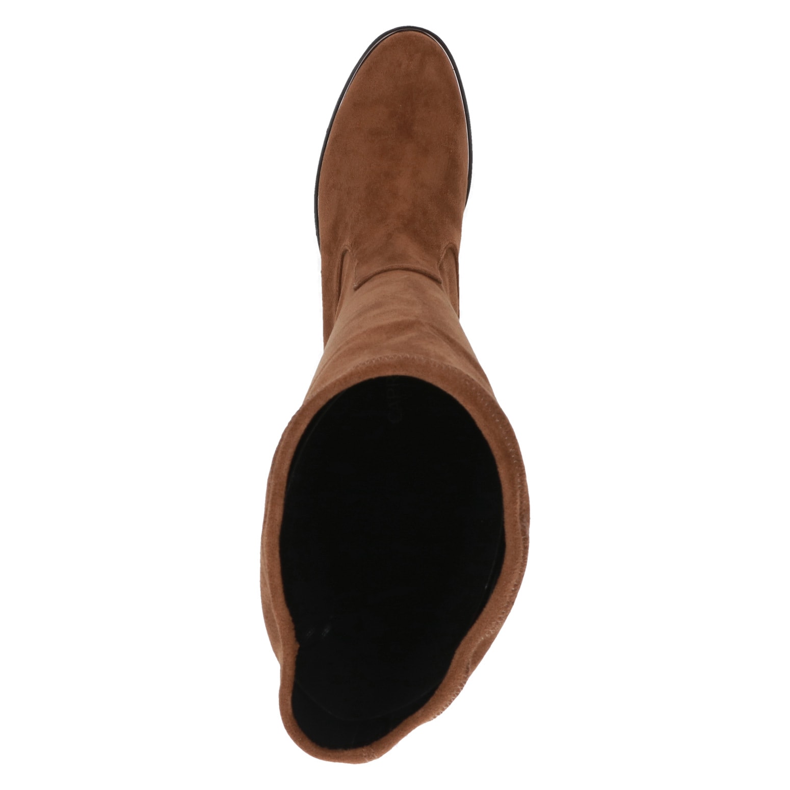 Caprice Schlupfstiefel, Blockabsatz, Langschaftstiefel in klassischer Linie, XS Schaft