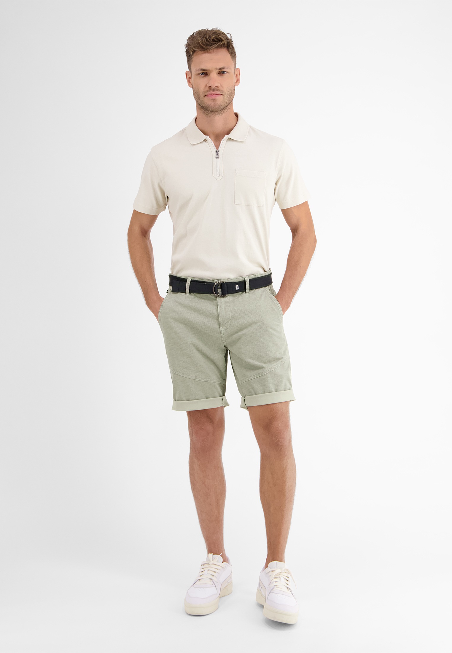 4. Bild von LERROS Bermudas »LERROS Chino Bermuda, Minimal Alloverprint«