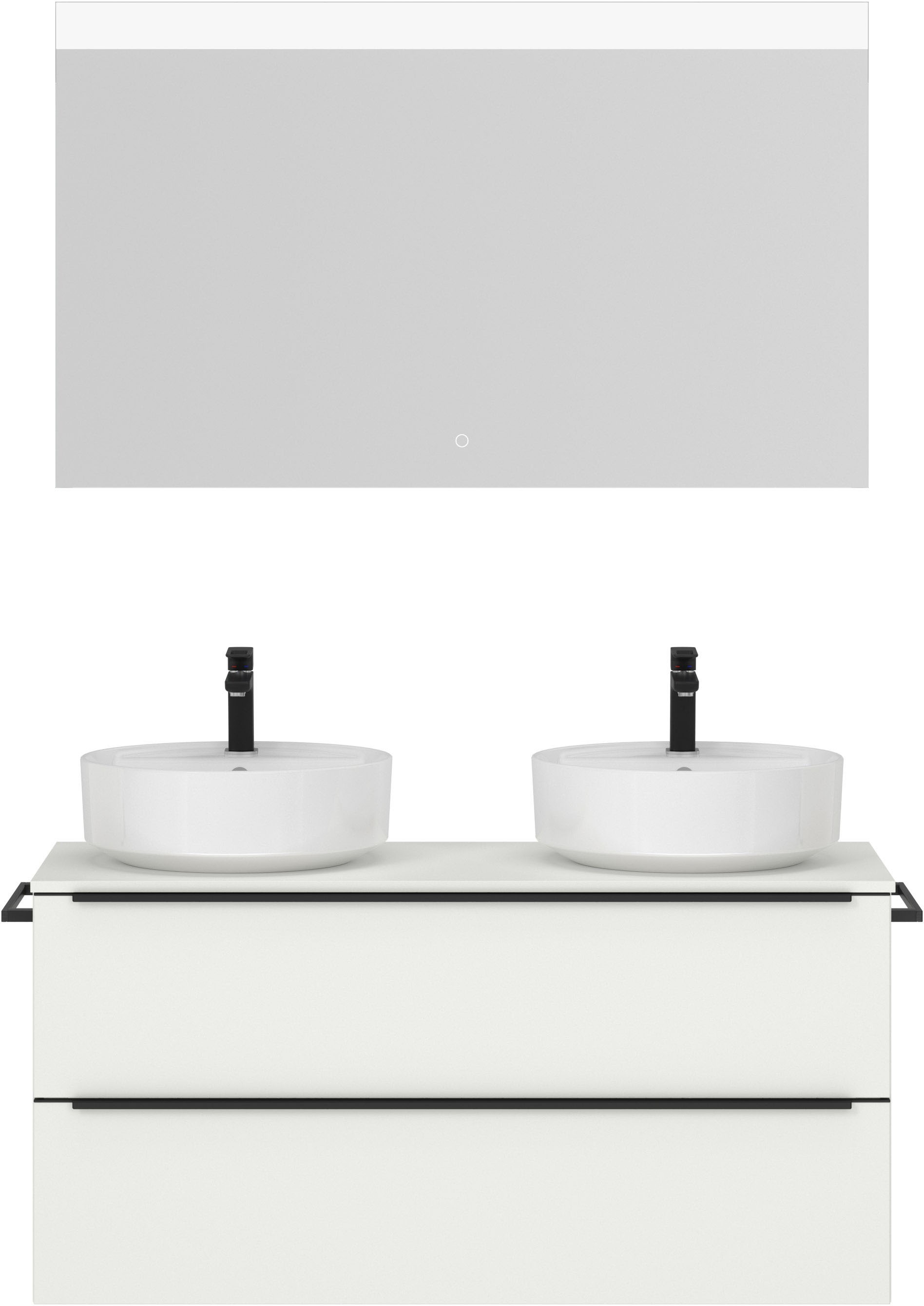 nobilia® Badmöbel-Set »Alvene« vormontiert, mit Soft-Close, 2 Stk. tlg. ink günstig online kaufen