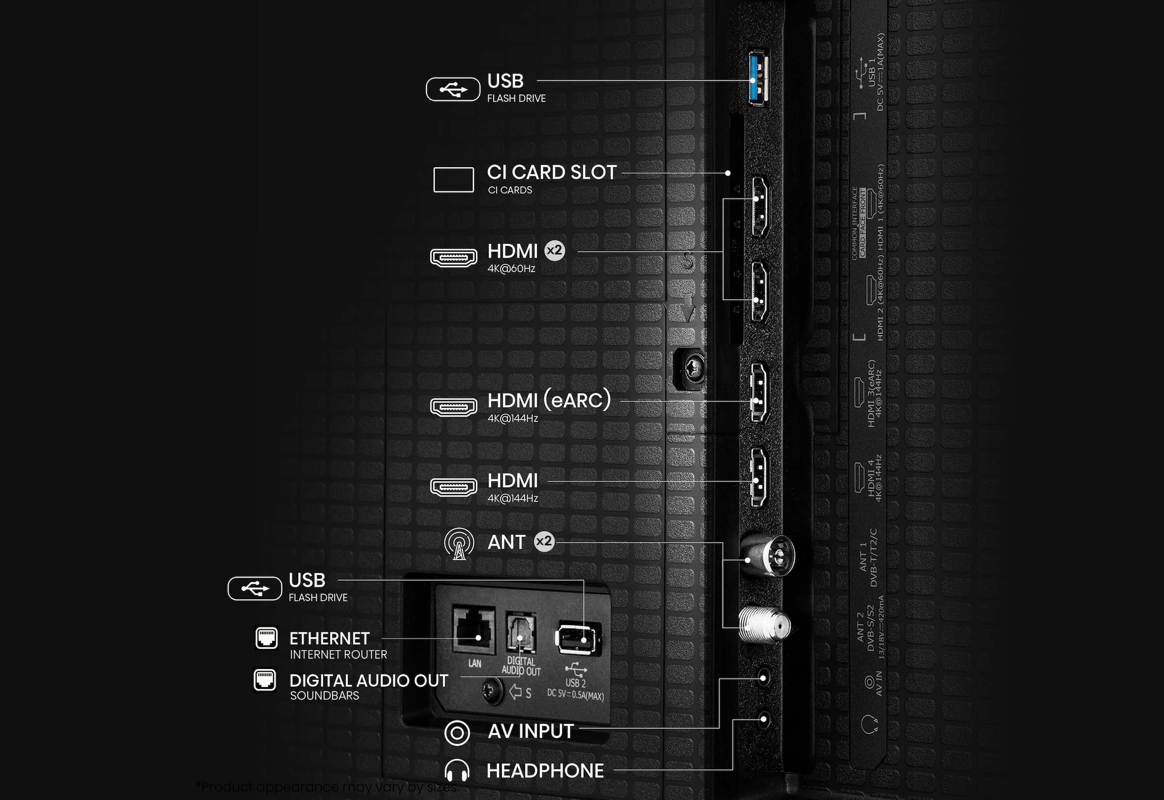 Hisense QLED Mini LED-Fernseher »55E89Q« 139 cm/55 ″ Smart-TV 4K UHD MiniLED Smart TV