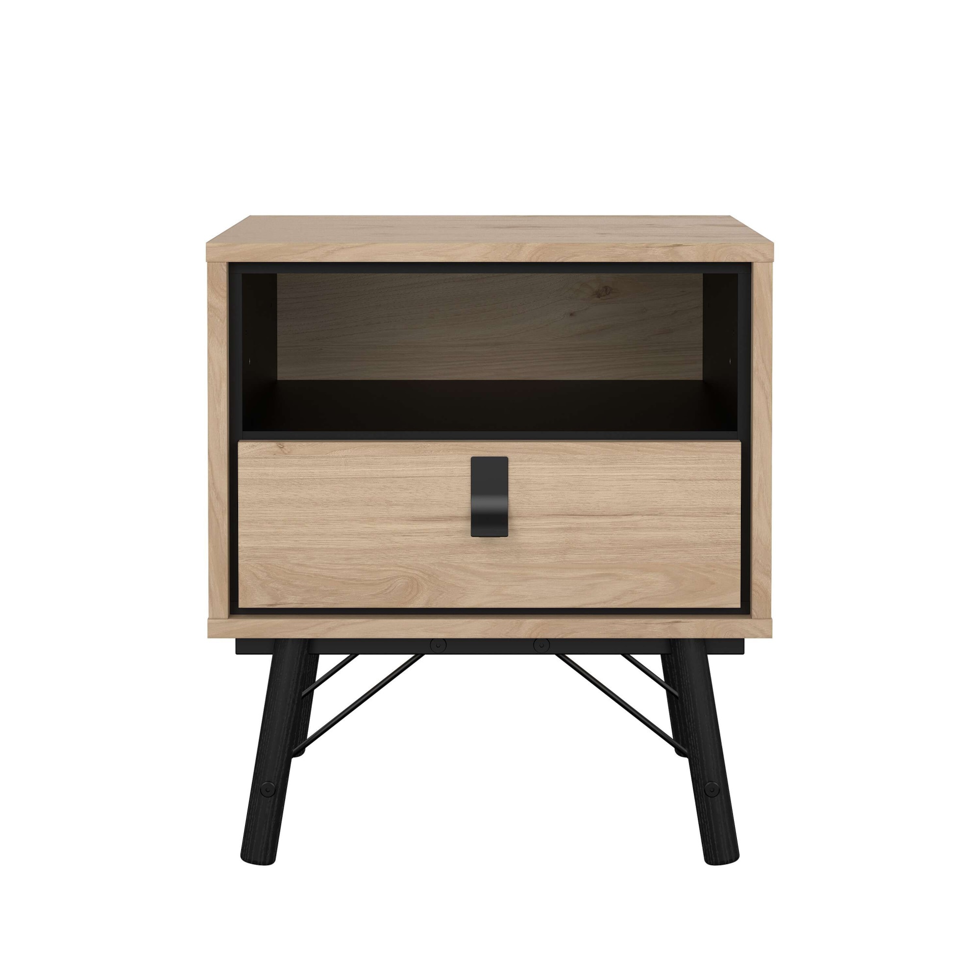 andas Nachttisch »RY«, Breite/Höhe 53/60 cm, 1 offenes Fach, 1 Schublade