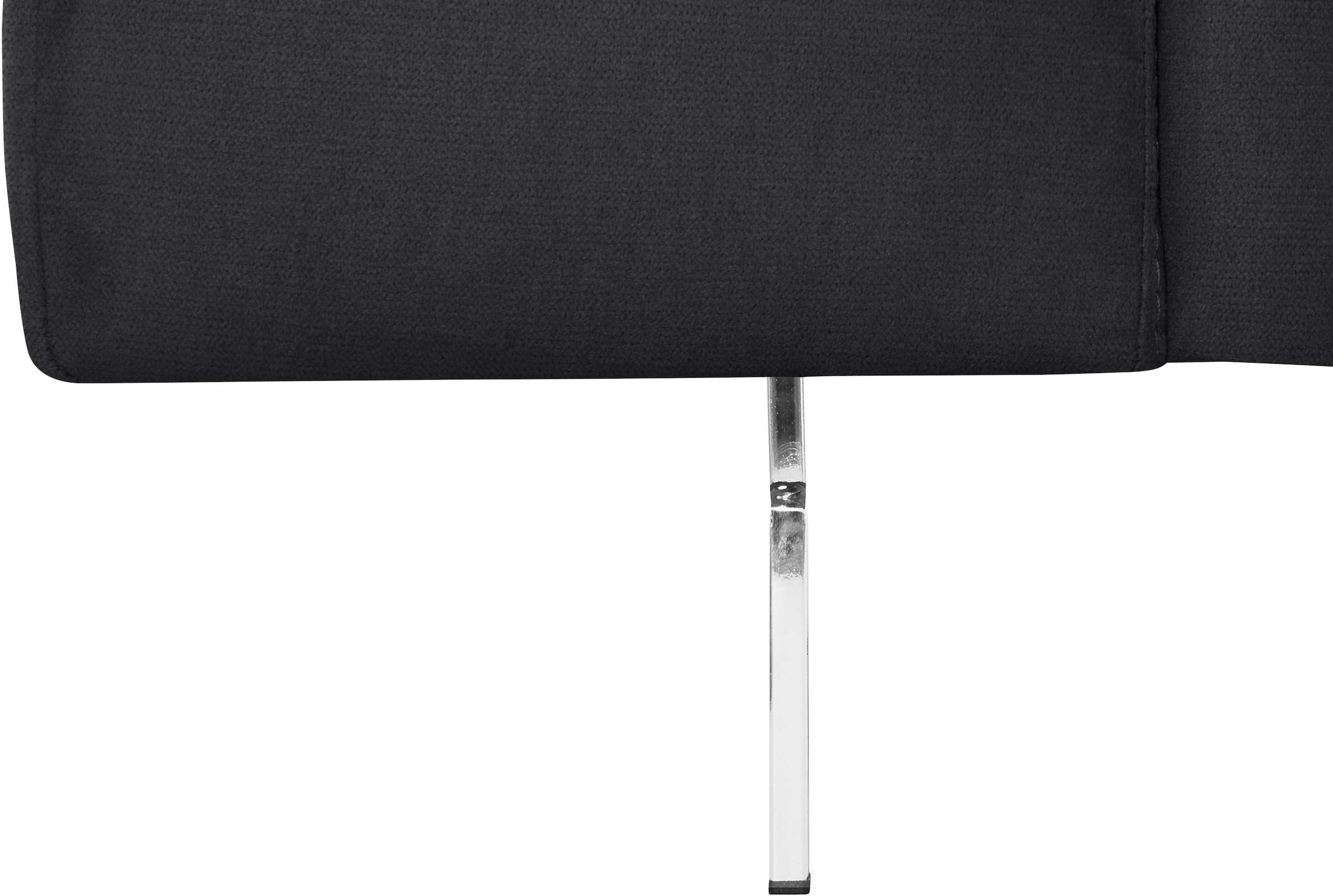 COTTA 3-Sitzer »Chef«, Big-Sofa mit Kopfteilverstellung, edle Metallkufen