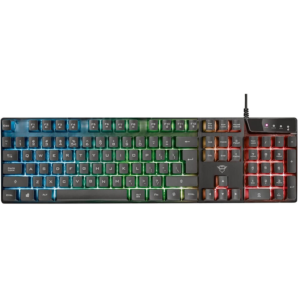Trust Gaming-Tastatur »GXT835 AZOR GAMING KEYBOARD DE«